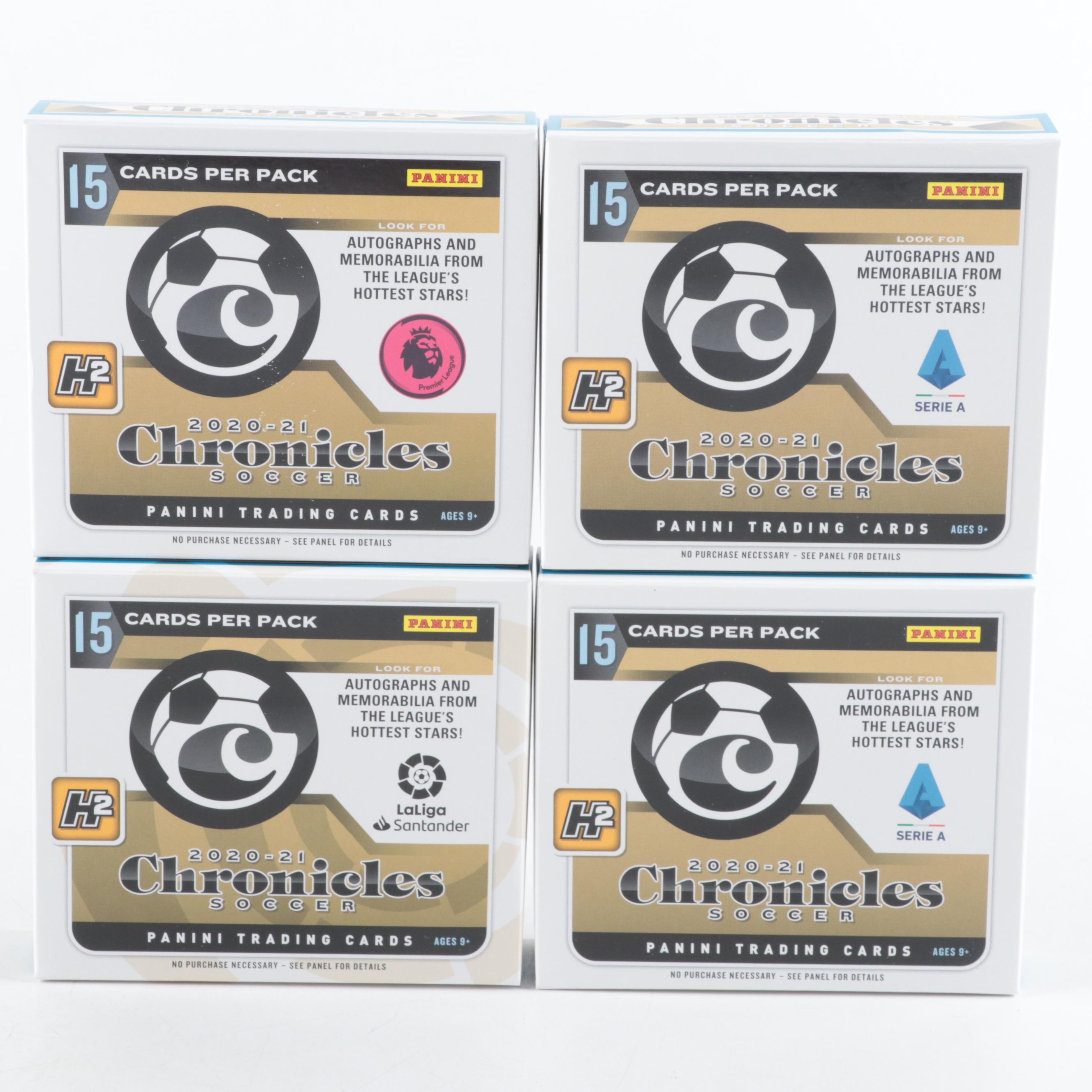 Panini Chronicles Unsealed Soccer Card Boxes, 2020–2021