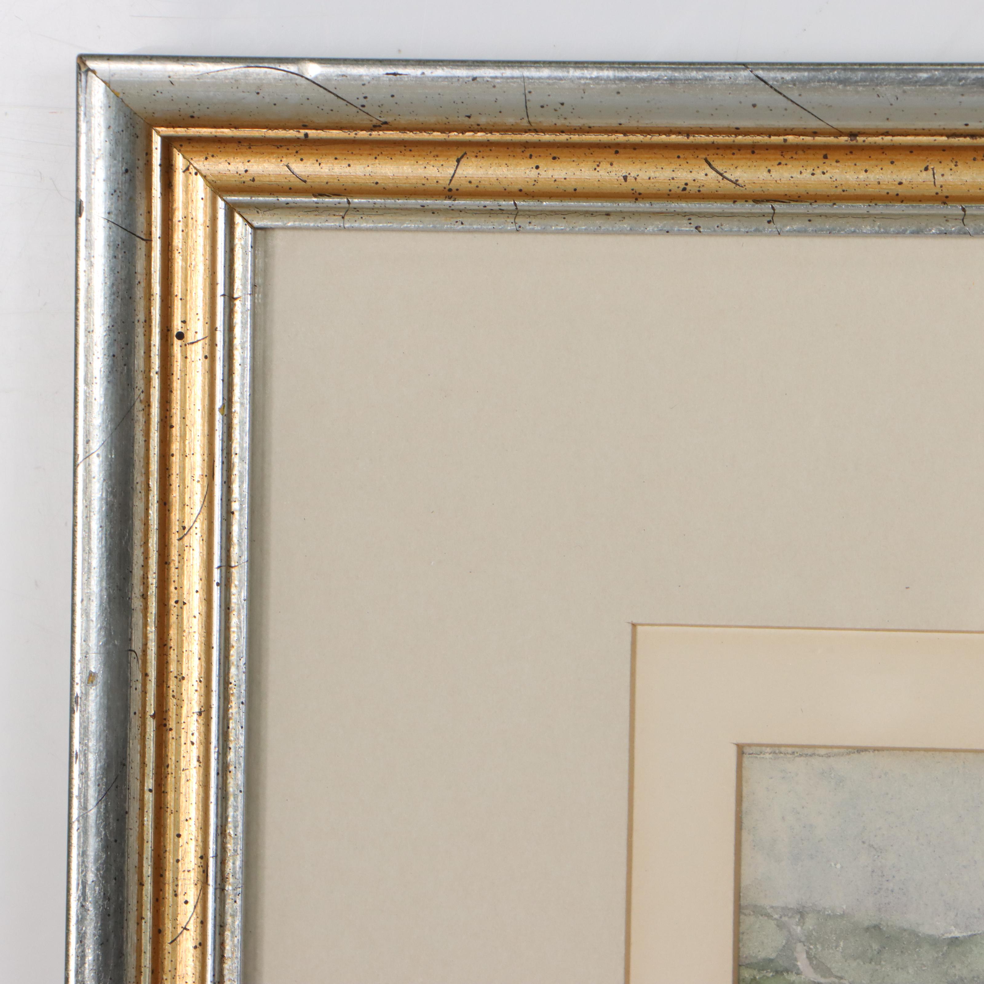 Harbor Scene Watercolor Painting