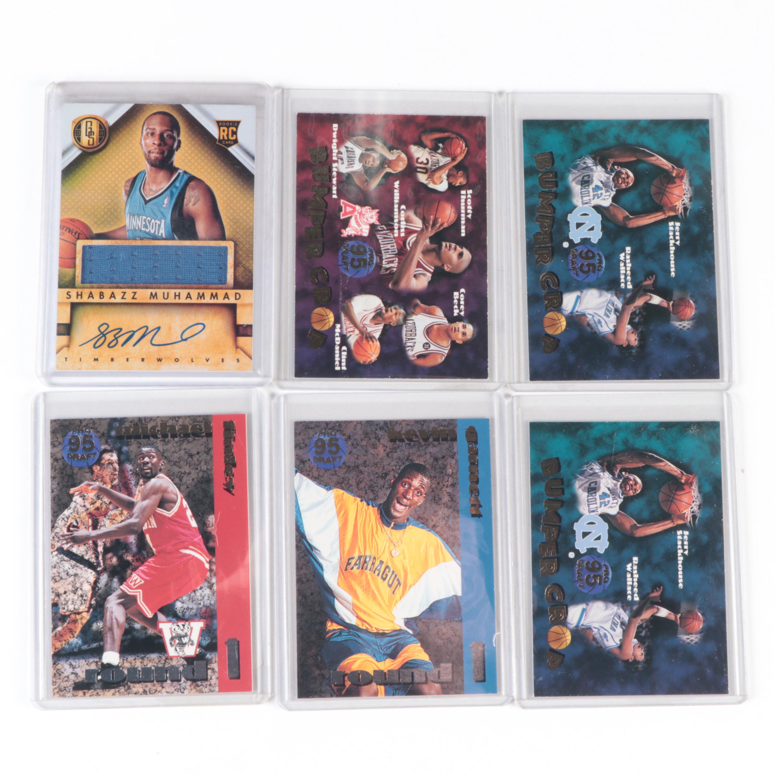 Fleer, More Basketball Cards with Garnett, More Rookies, Jordan, 1970s–2000s
