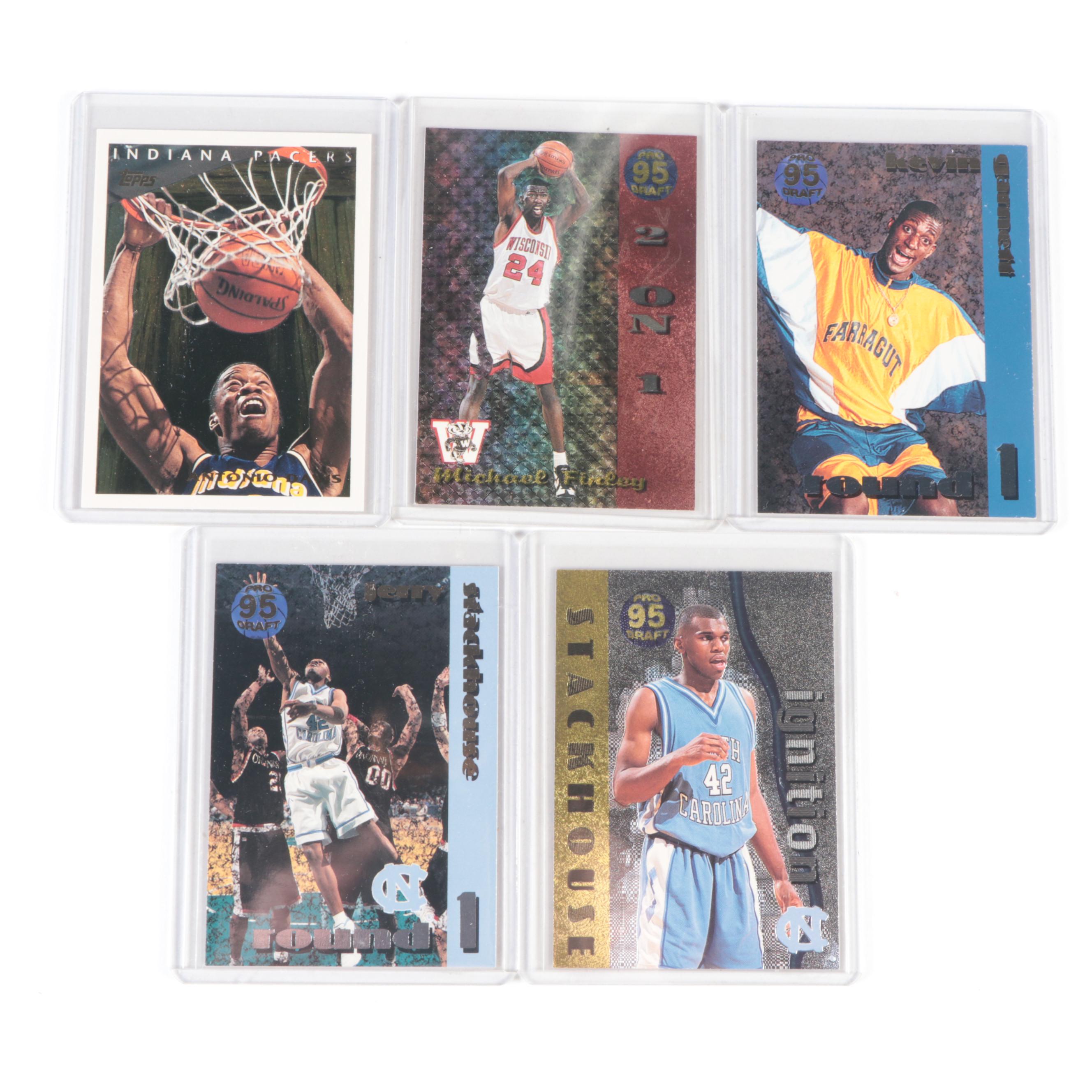 Fleer, More Basketball Cards with Garnett, More Rookies, Jordan, 1970s–2000s