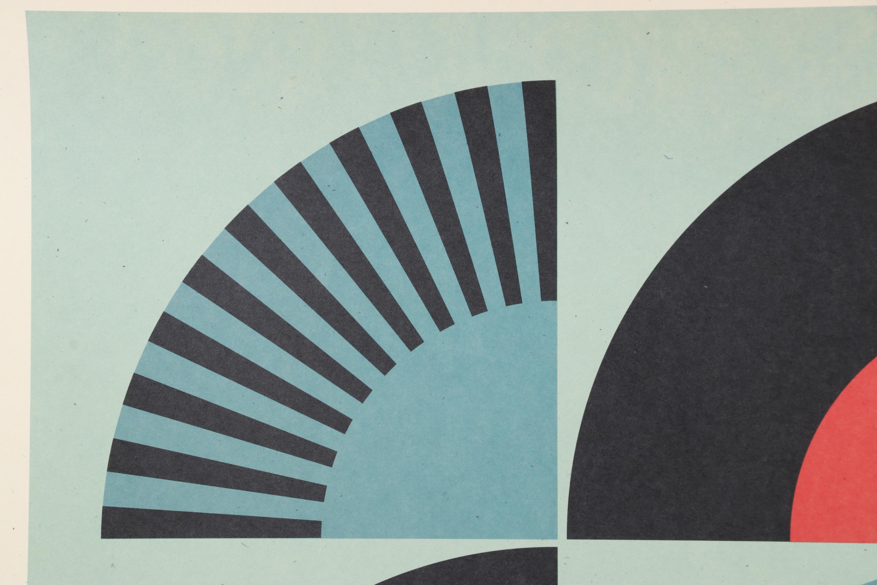 Shepard Fairey Offset Lithograph "Geometric Dove (Black)," 2022