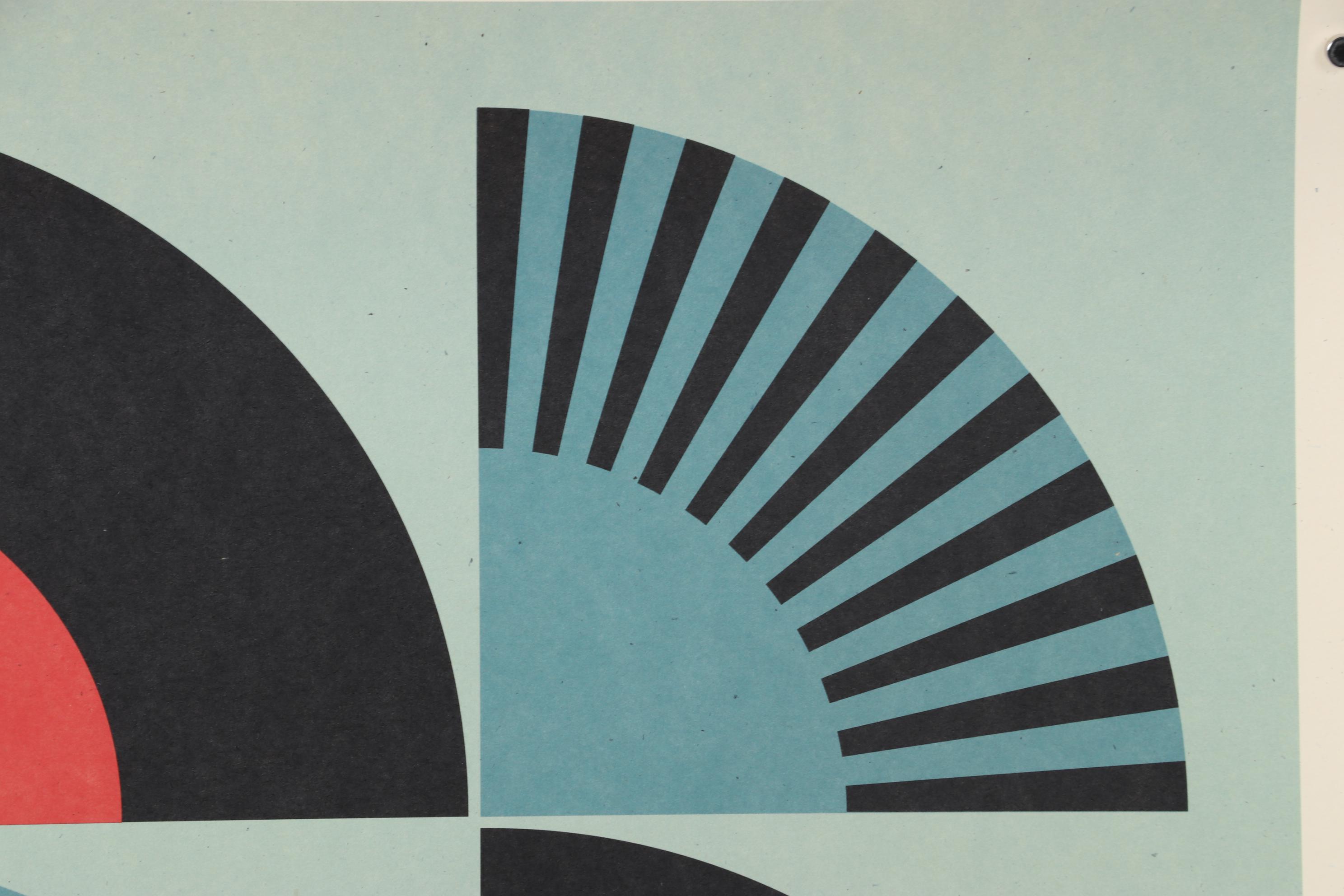 Shepard Fairey Offset Lithograph "Geometric Dove (Black)," 2022