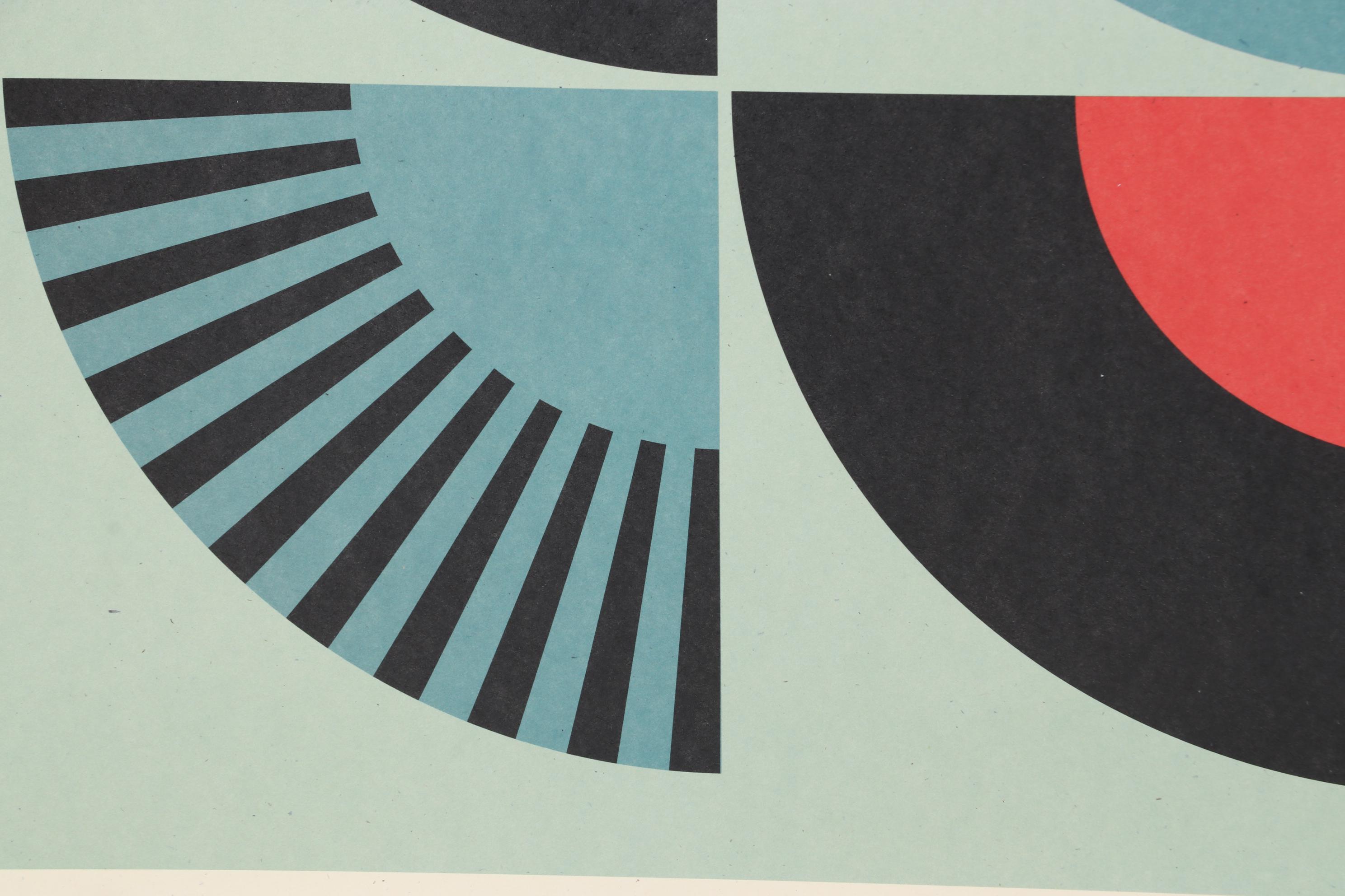 Shepard Fairey Offset Lithograph "Geometric Dove (Black)," 2022