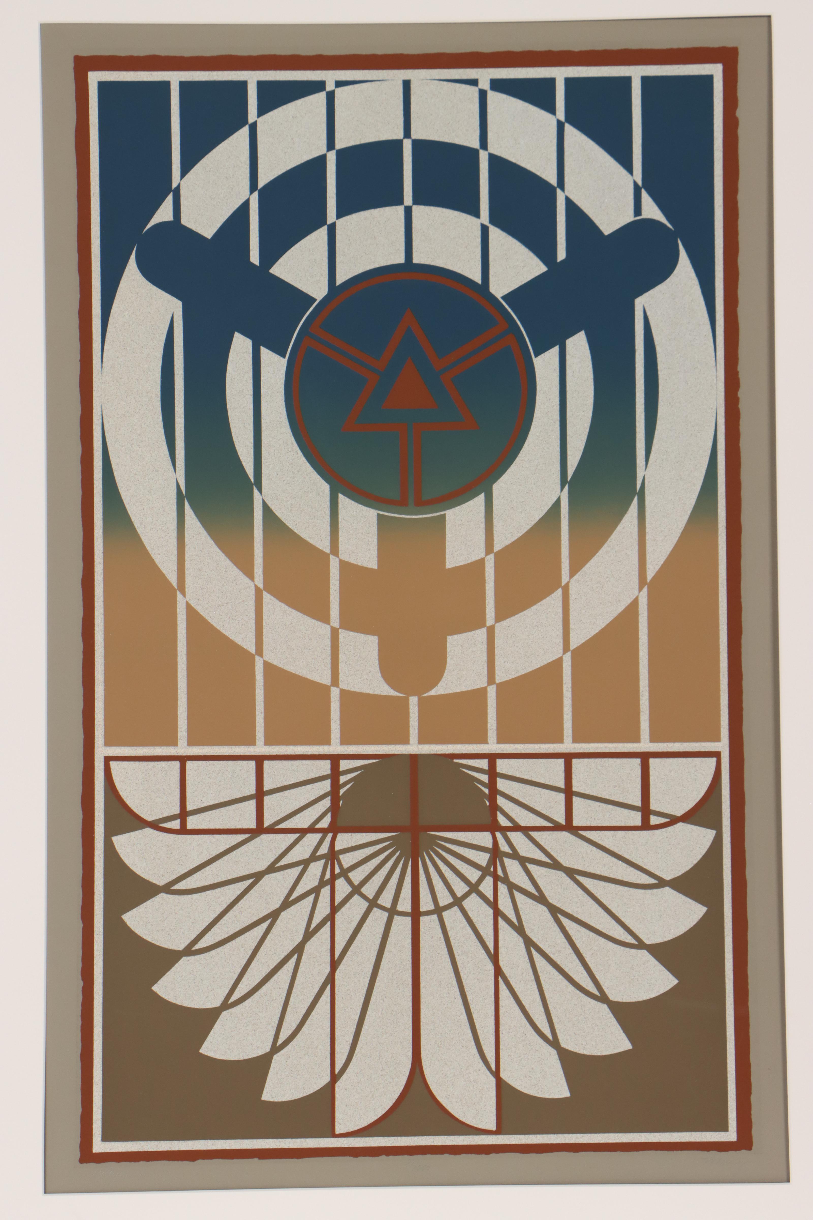 Don Munz Serigraph "Kittyhawk," Late 20th Century