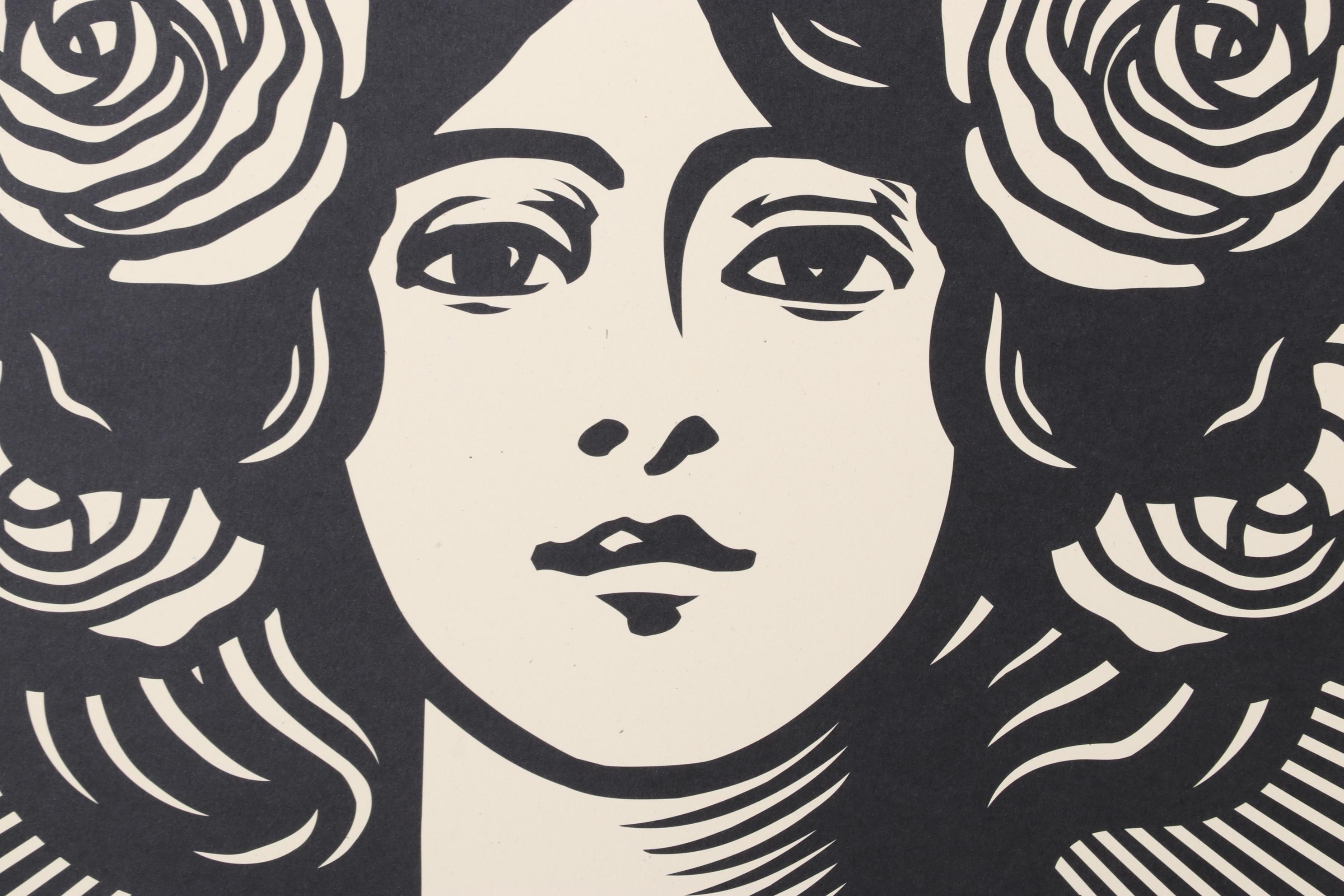 Shepard Fairey Offset Print "Make Art Not War," 2022