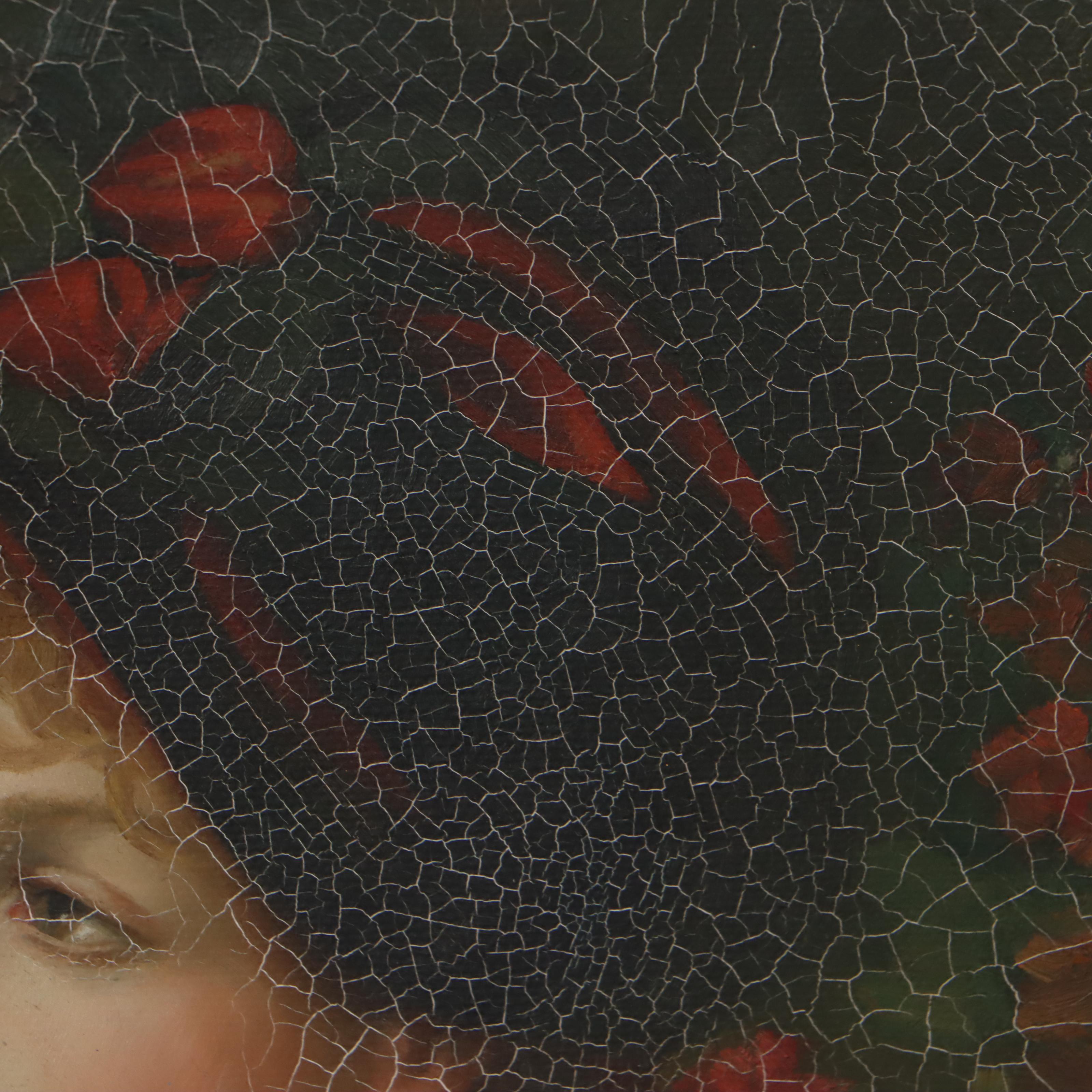 Oil Painting of Female Portrait