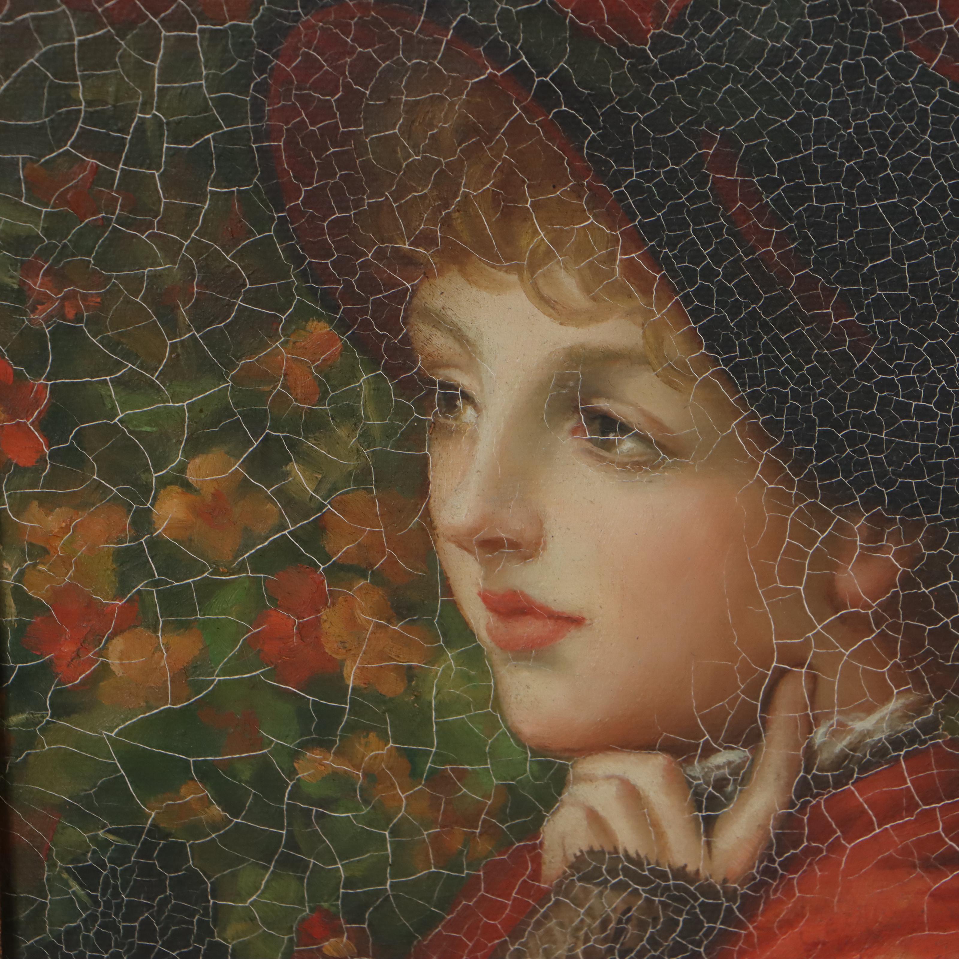 Oil Painting of Female Portrait