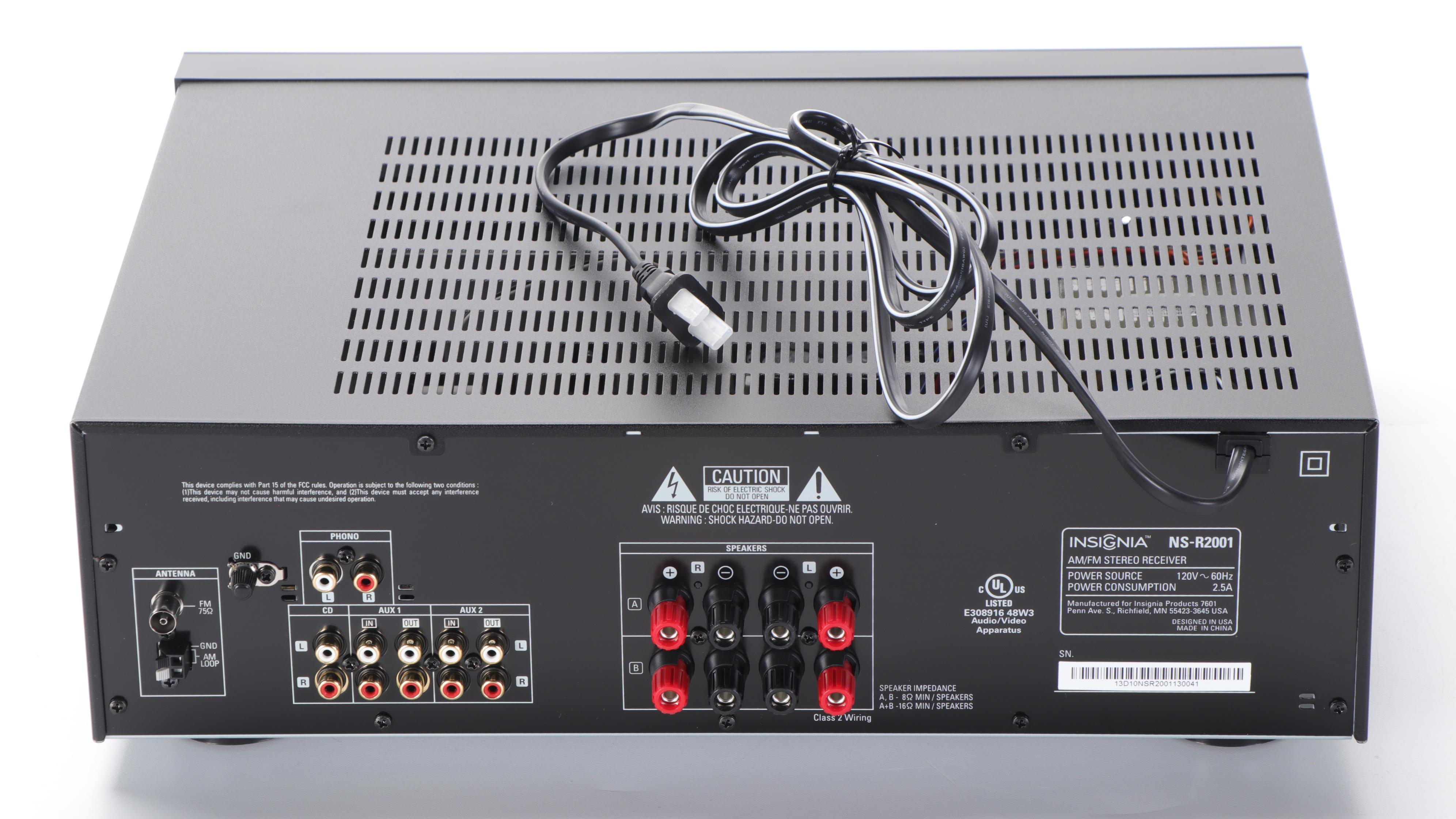 Insignia AM/FM Stereo Receiver