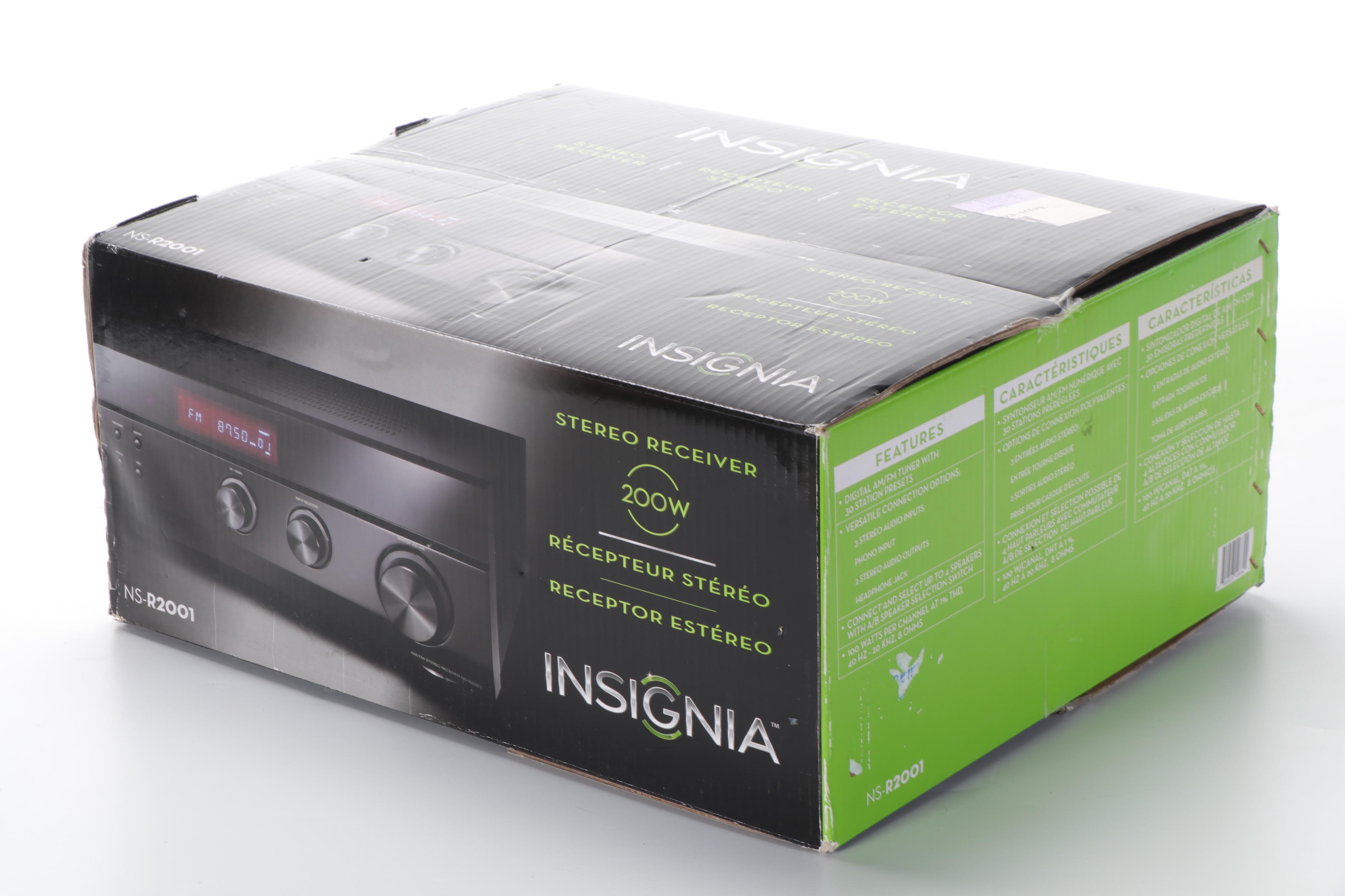 Insignia AM/FM Stereo Receiver
