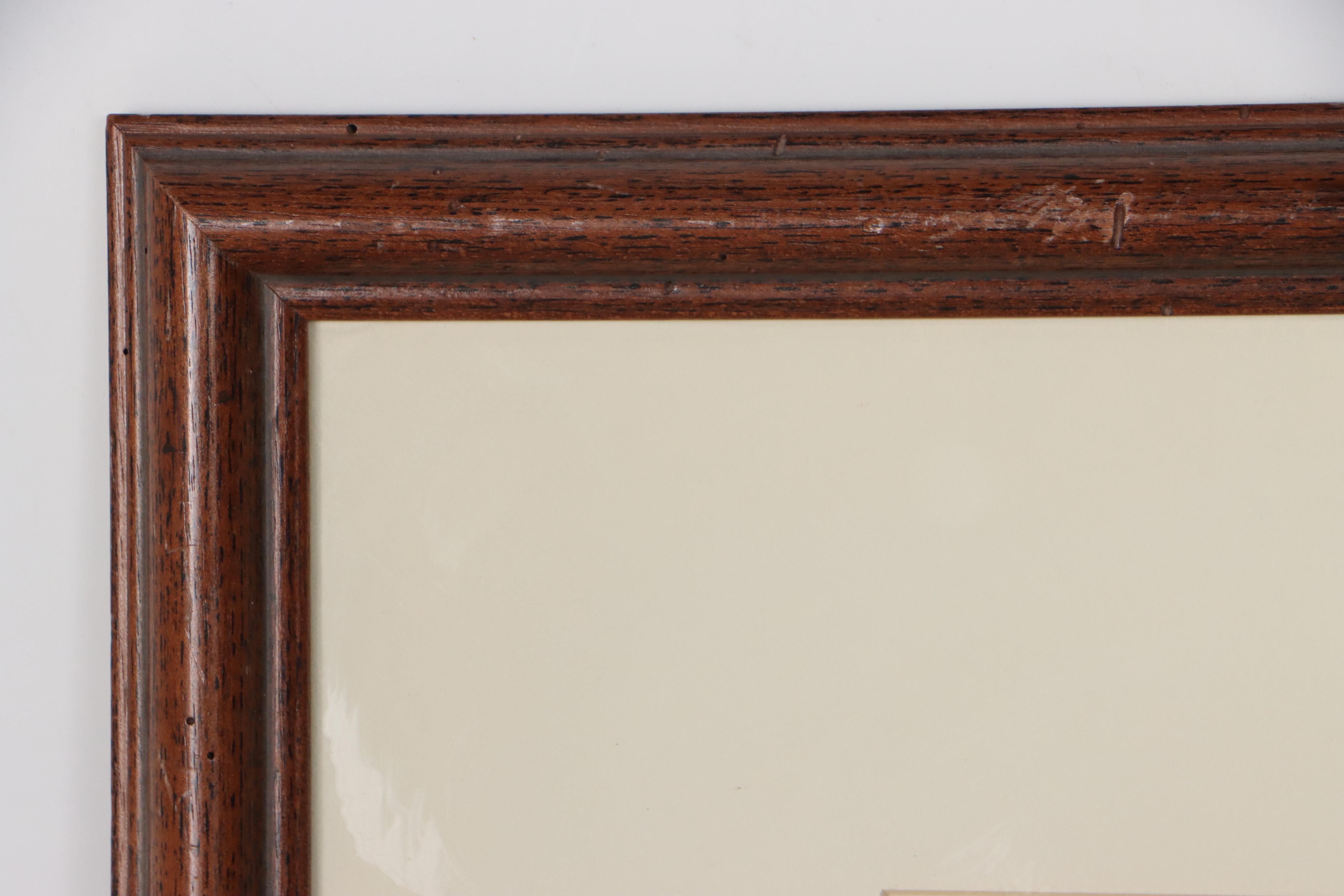 Watercolor Painting of Misty Landscape