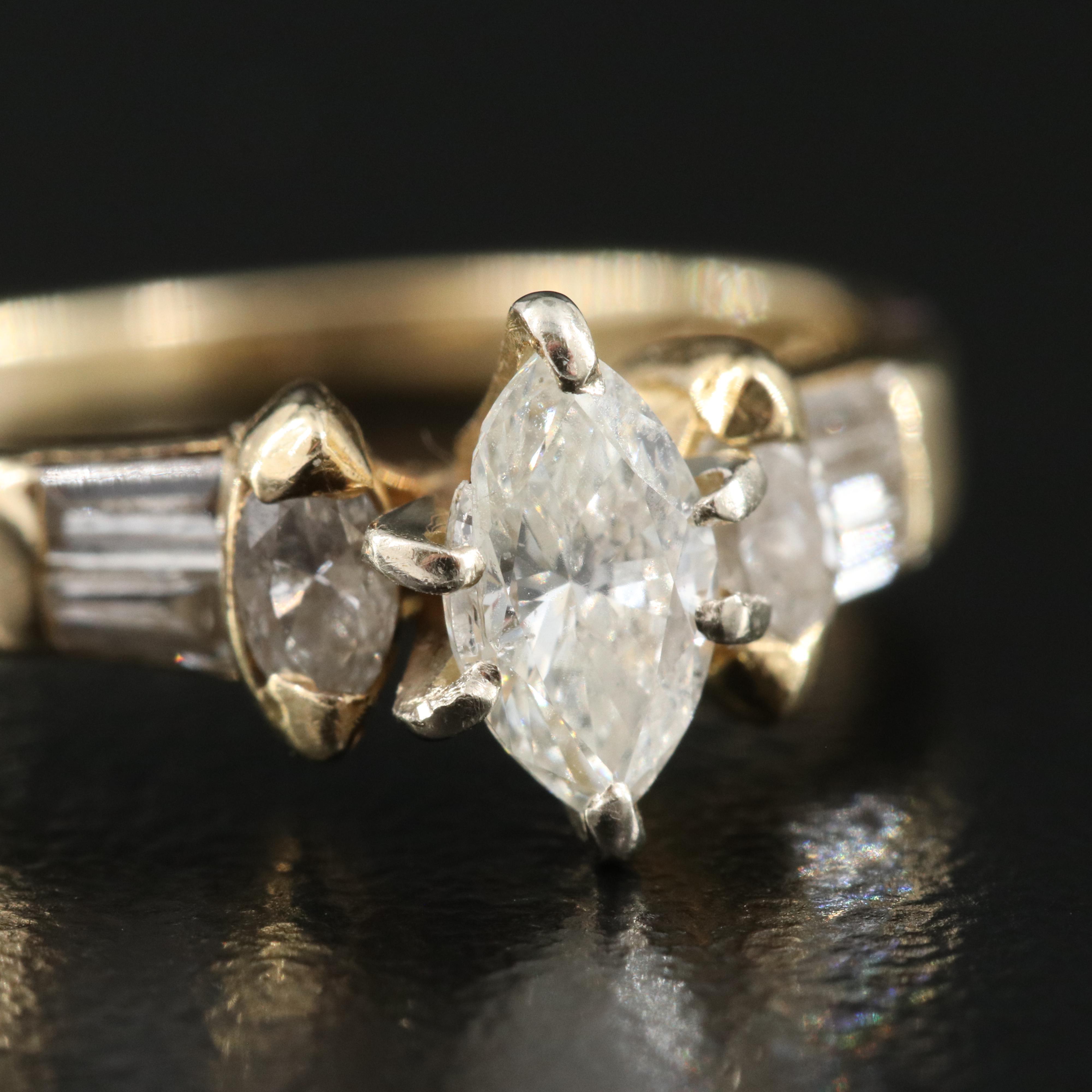 14K 1.00 CTW Diamond Ring