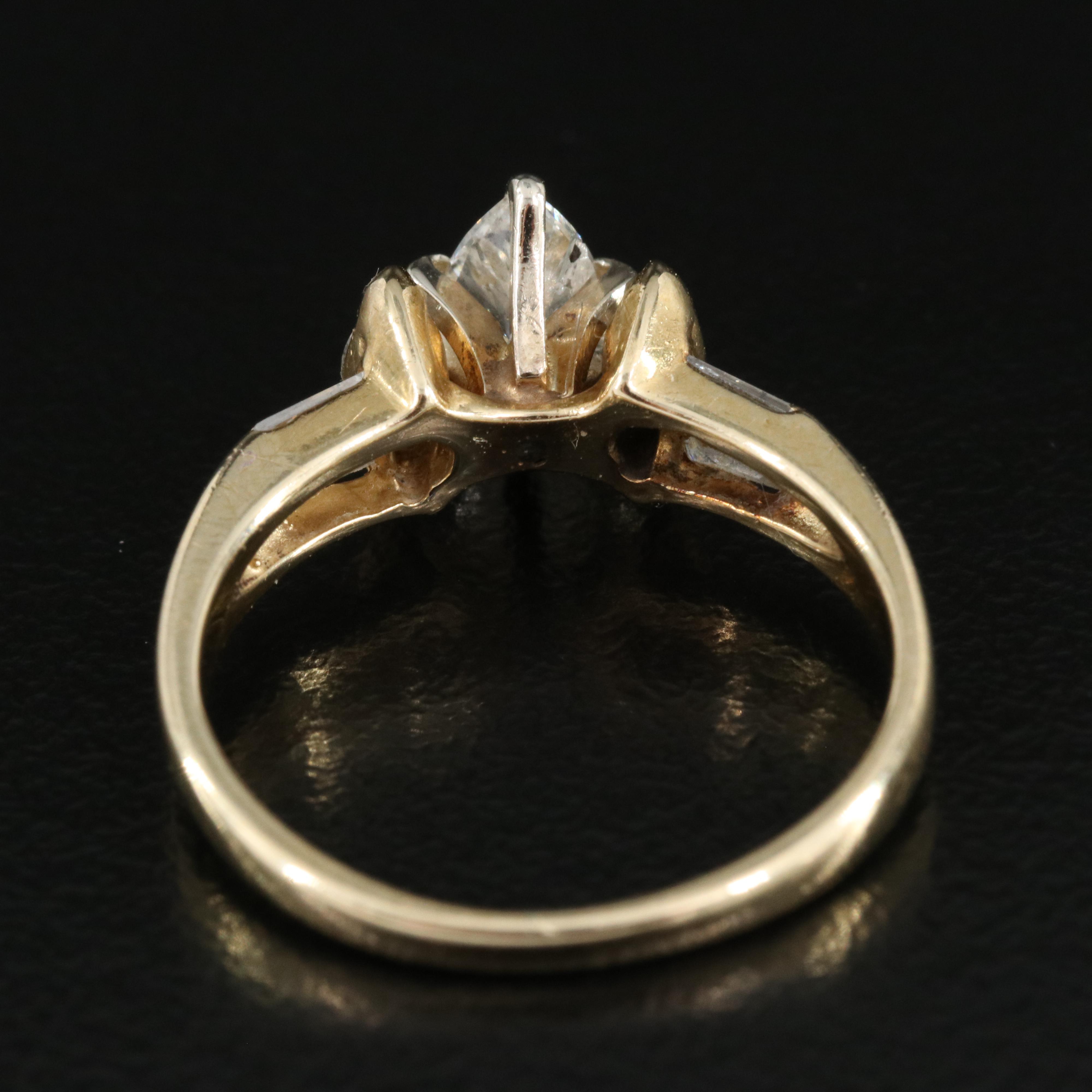 14K 1.00 CTW Diamond Ring