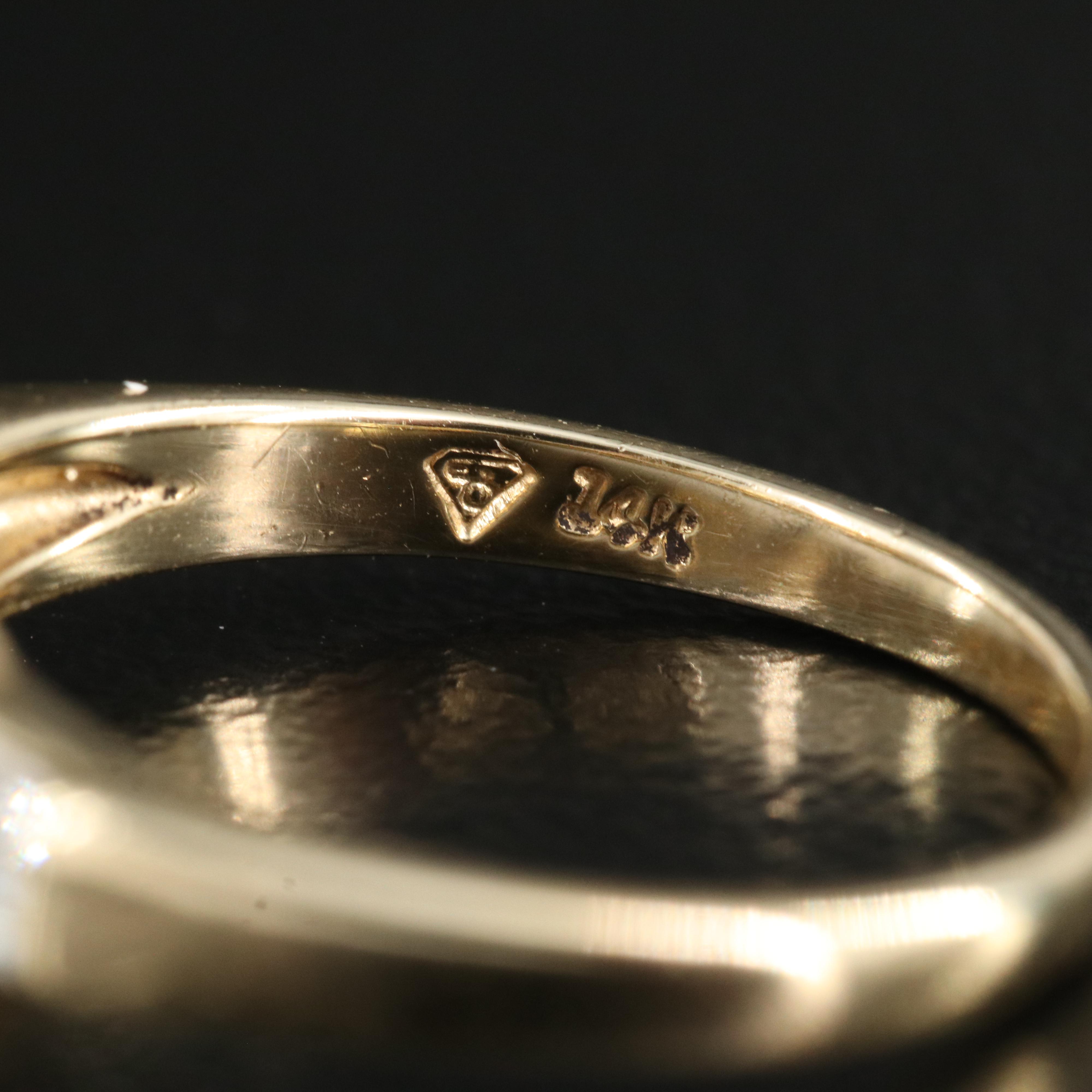 14K 1.00 CTW Diamond Ring