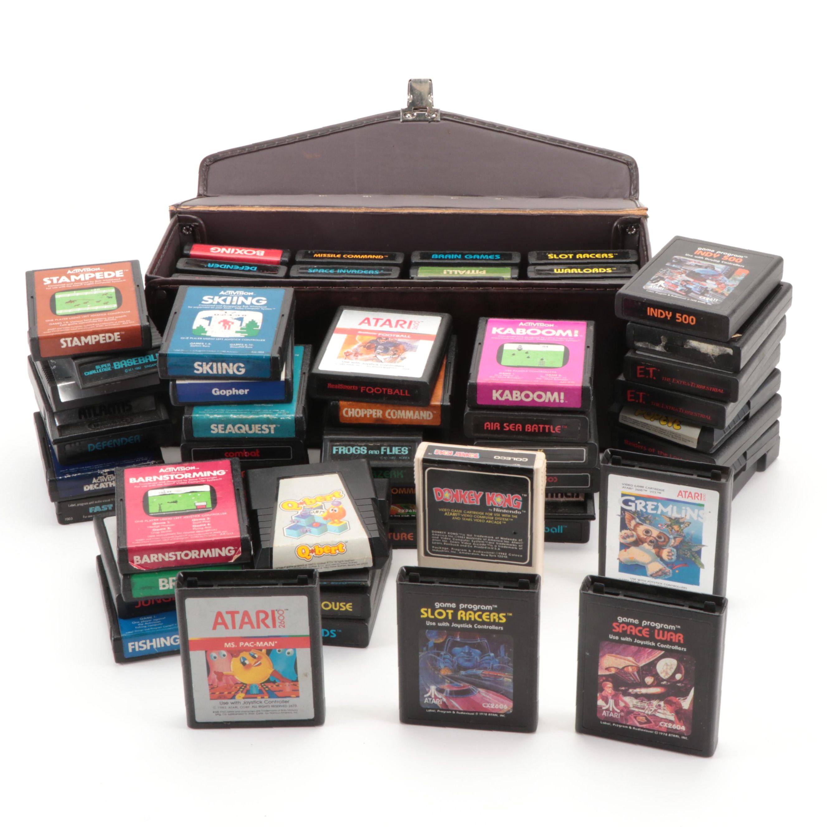 Atari 2600 Games and Game Accessories with Ms. Pac-Man, Donkey Kong and More