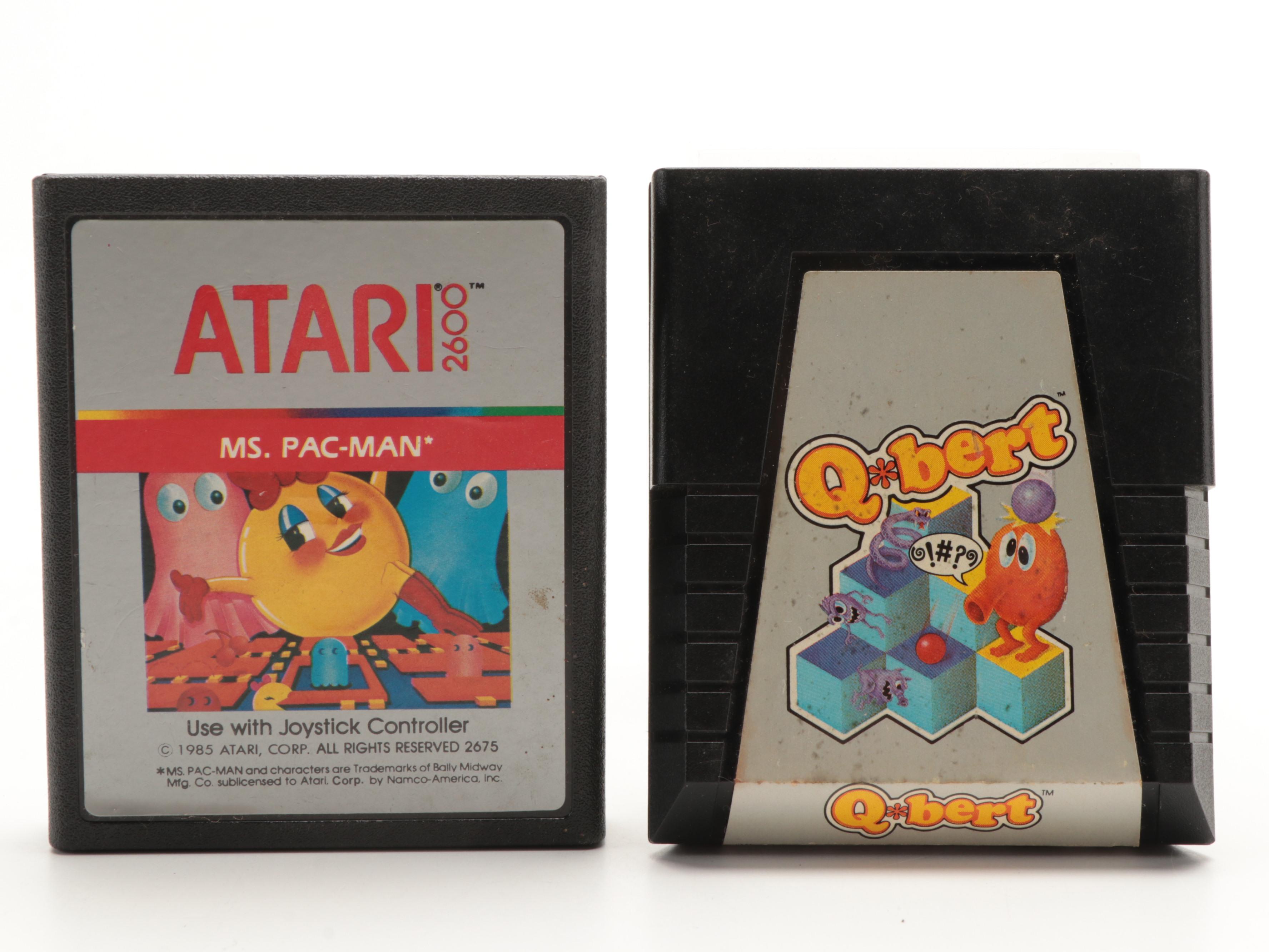 Atari 2600 Games and Game Accessories with Ms. Pac-Man, Donkey Kong and More