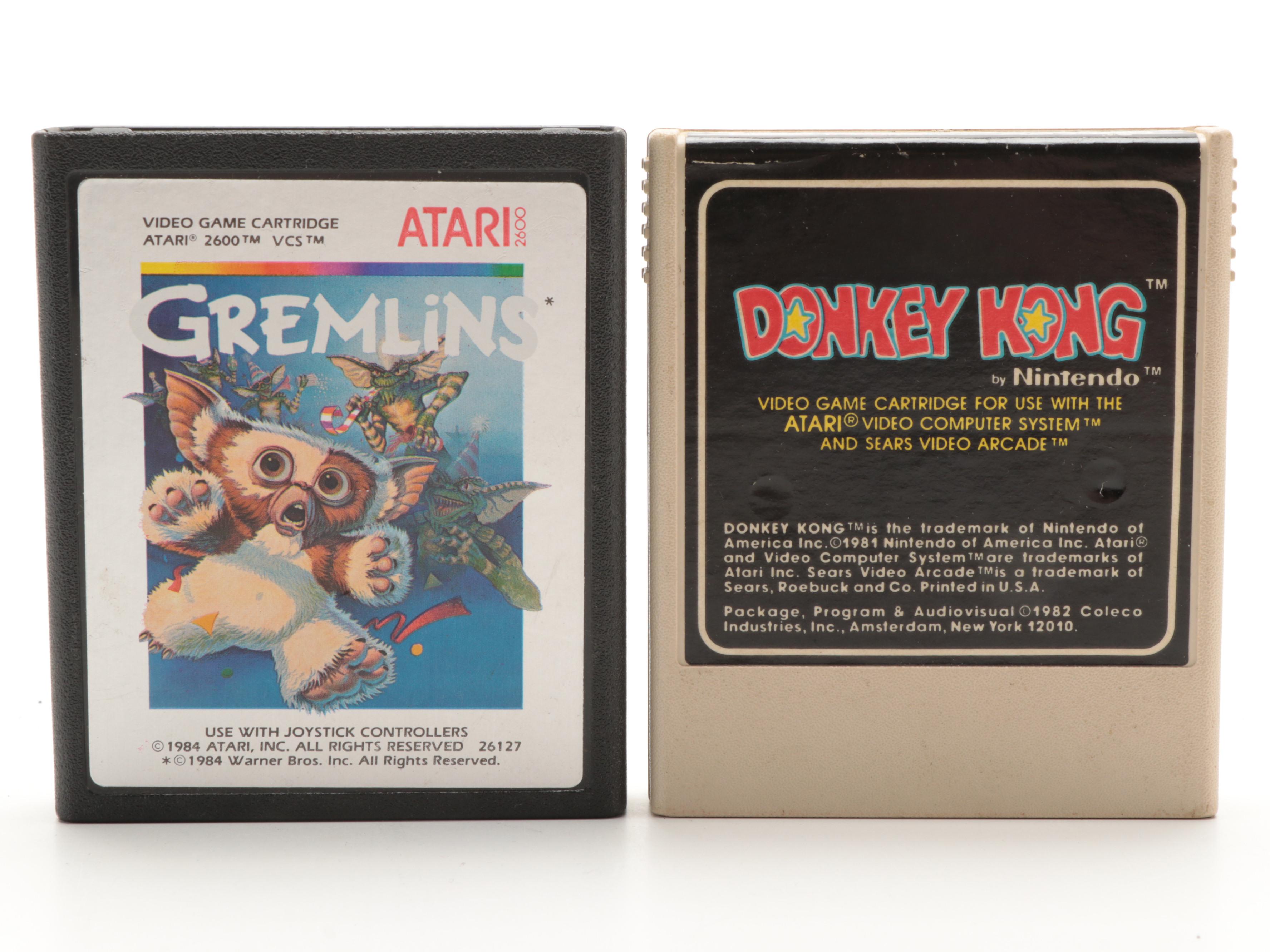 Atari 2600 Games and Game Accessories with Ms. Pac-Man, Donkey Kong and More