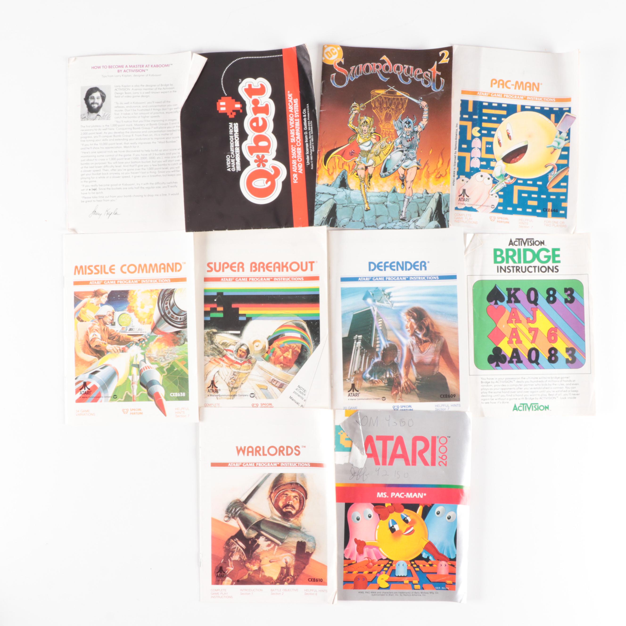 Atari 2600 Games and Game Accessories with Ms. Pac-Man, Donkey Kong and More