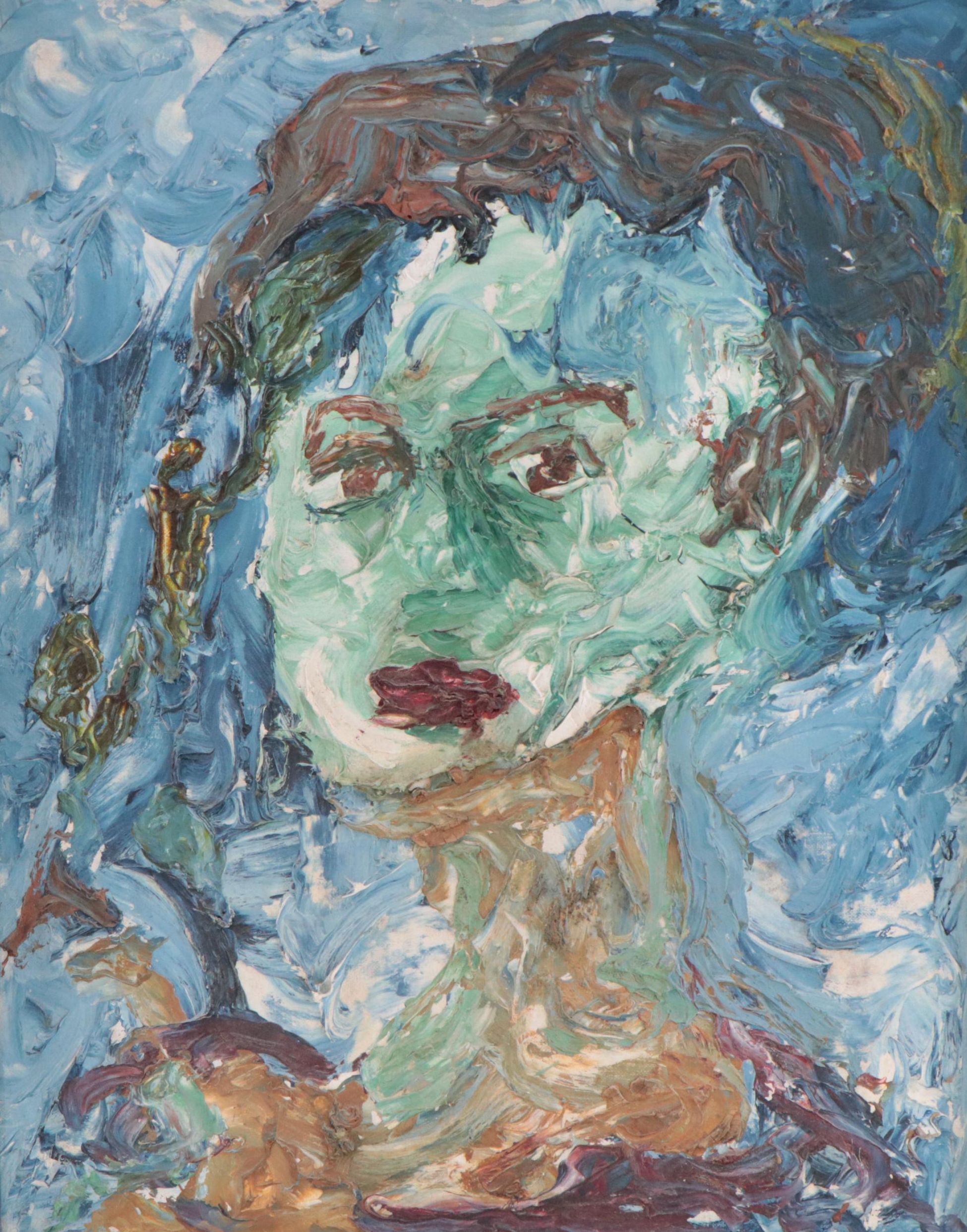 Abstract Portrait Oil Painting