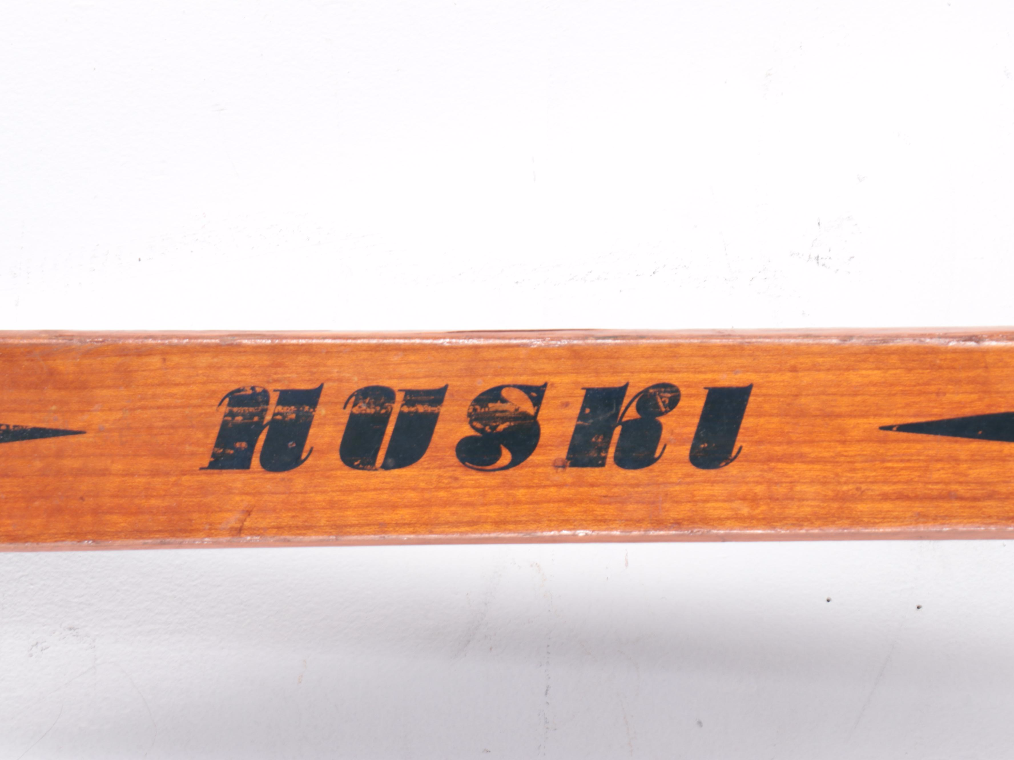 Huski Wooden Cross Country Skis with Poles