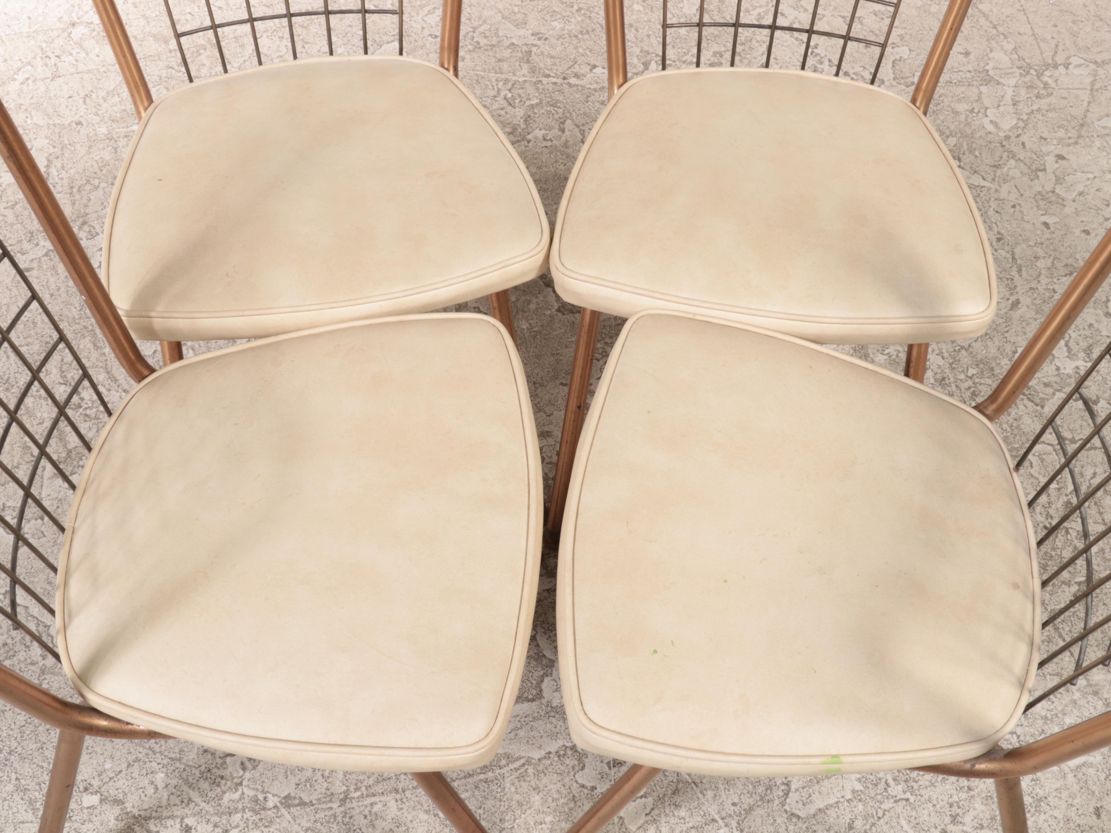 Howell "Modern Metal Furniture" Five-Piece Metal and Laminate-Top Dinette Set