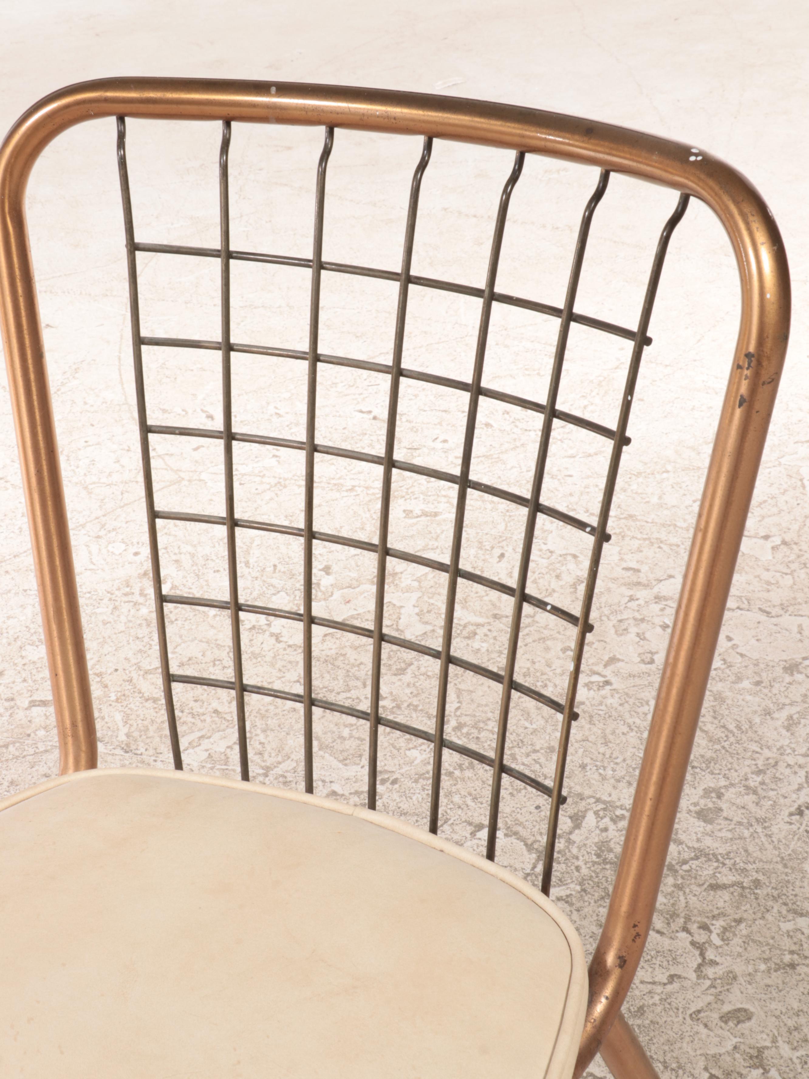 Howell "Modern Metal Furniture" Five-Piece Metal and Laminate-Top Dinette Set