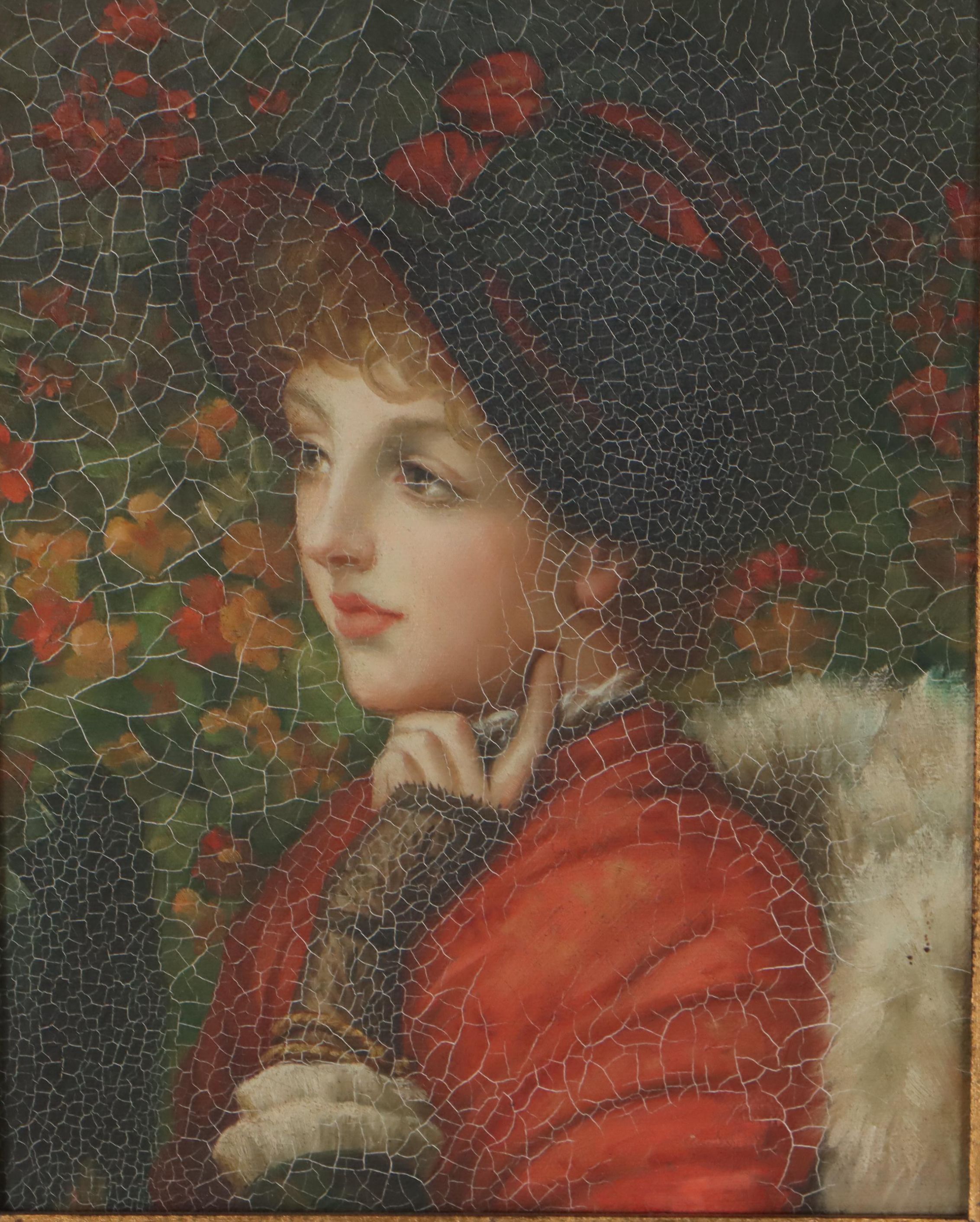 Oil Painting of Female Portrait