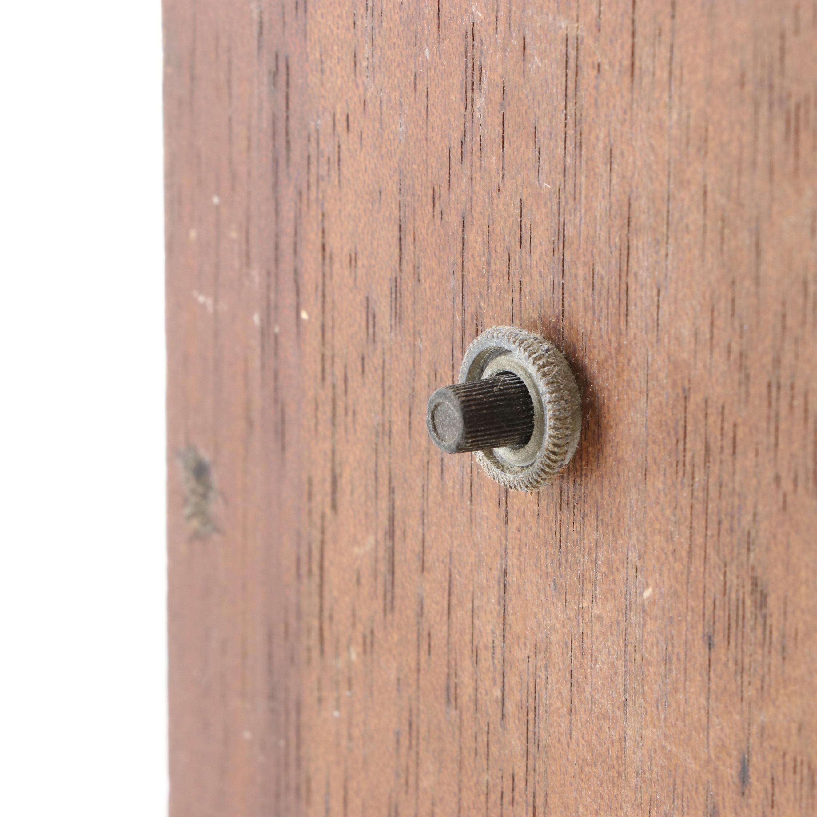 Ceramic and Wood Illuminating Drunk Hobo Bar Open Sign, Mid-20th Century