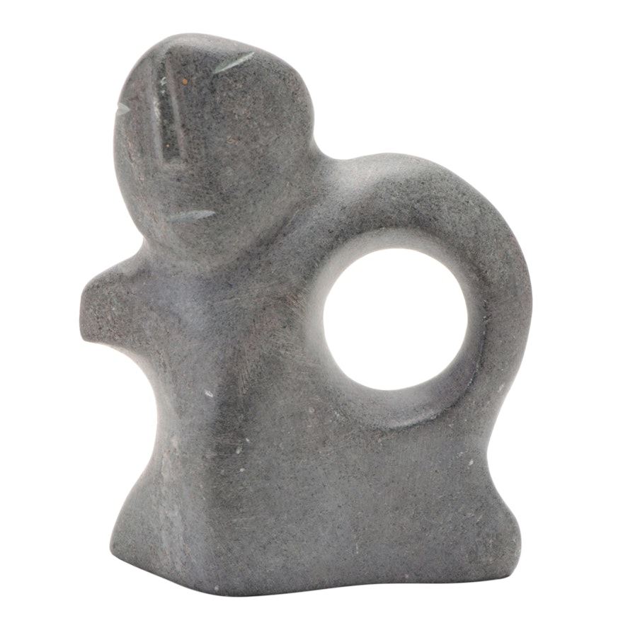 Hand-Carved Soapstone Figure