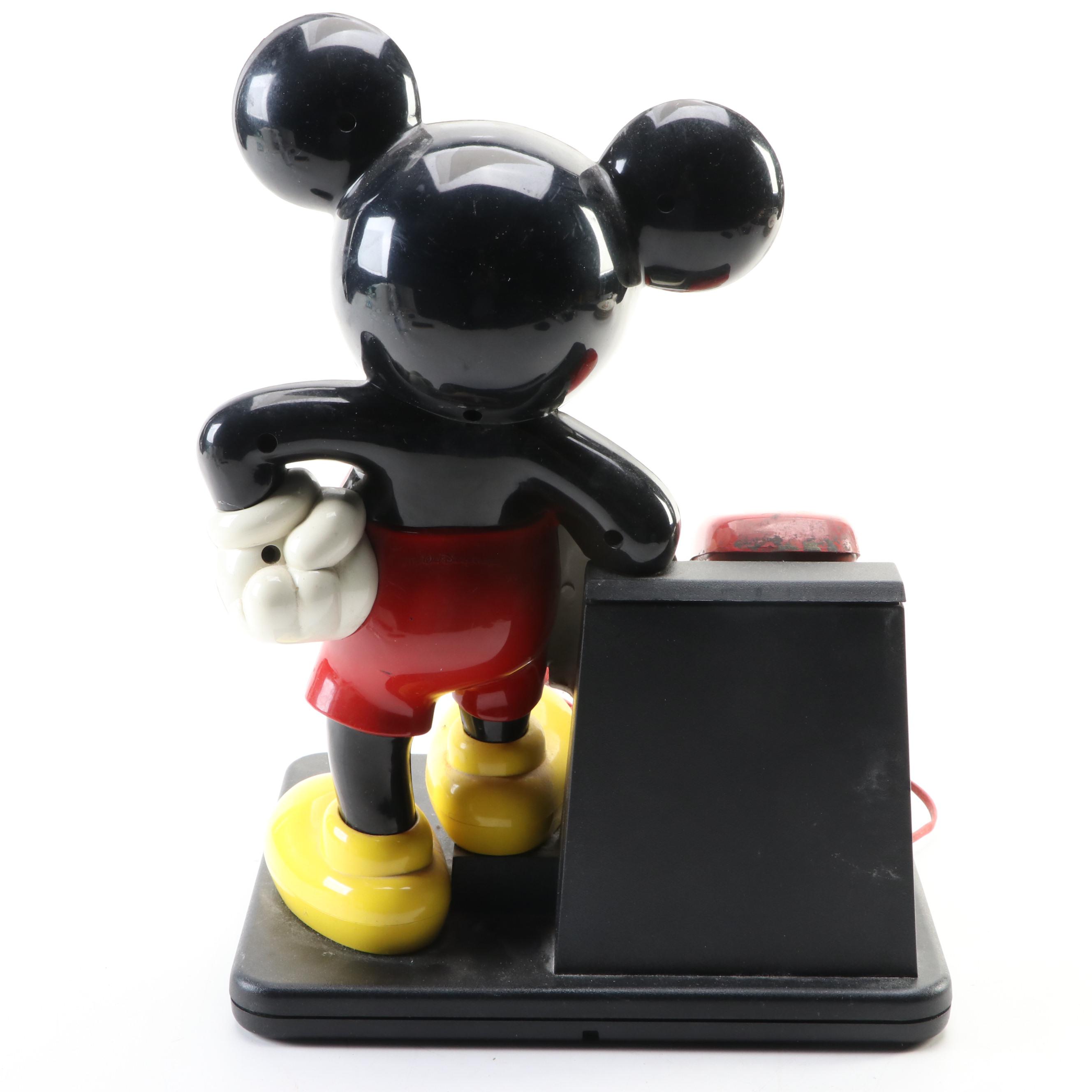 Mickey Mouse Push Button Telephone