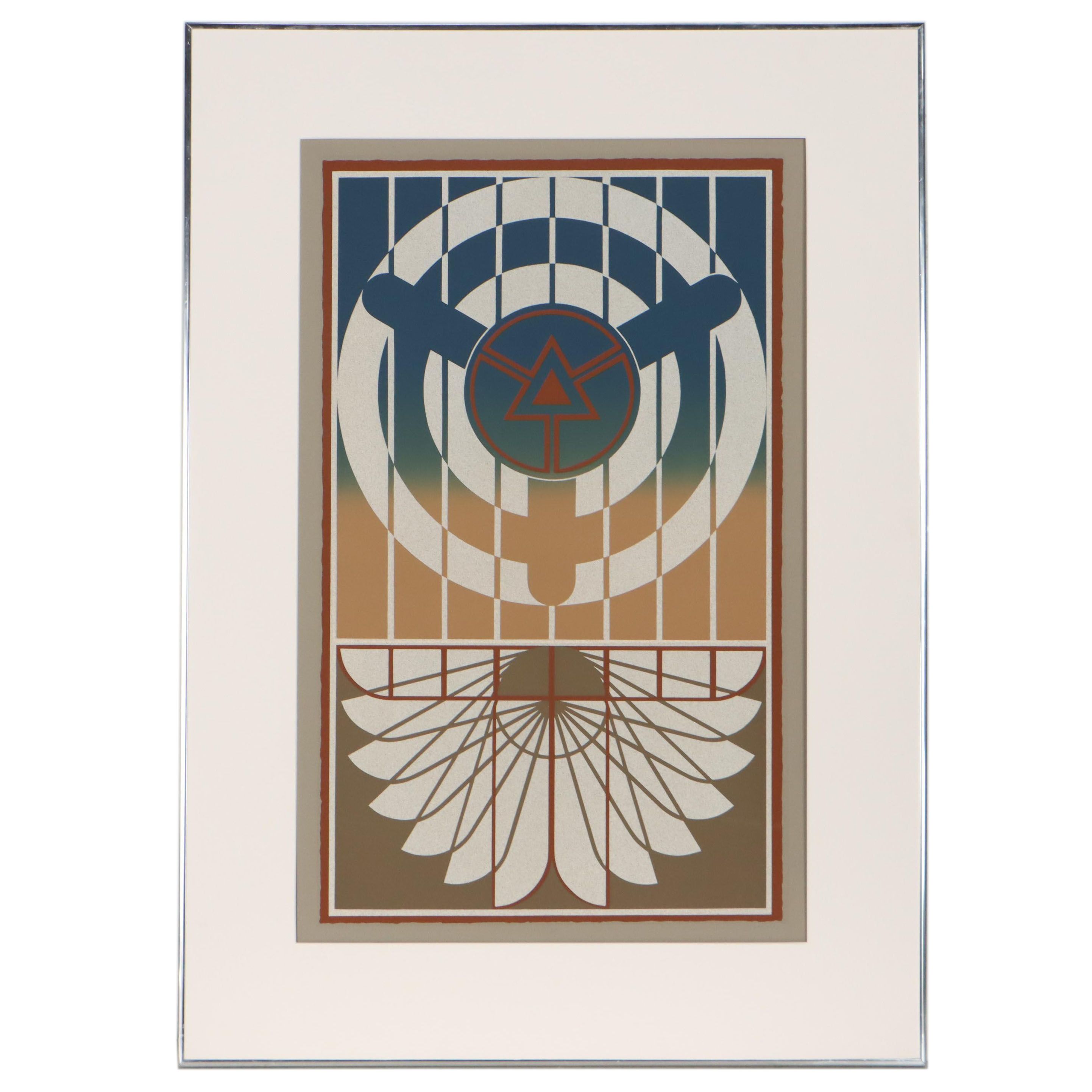 Don Munz Serigraph "Kittyhawk," Late 20th Century