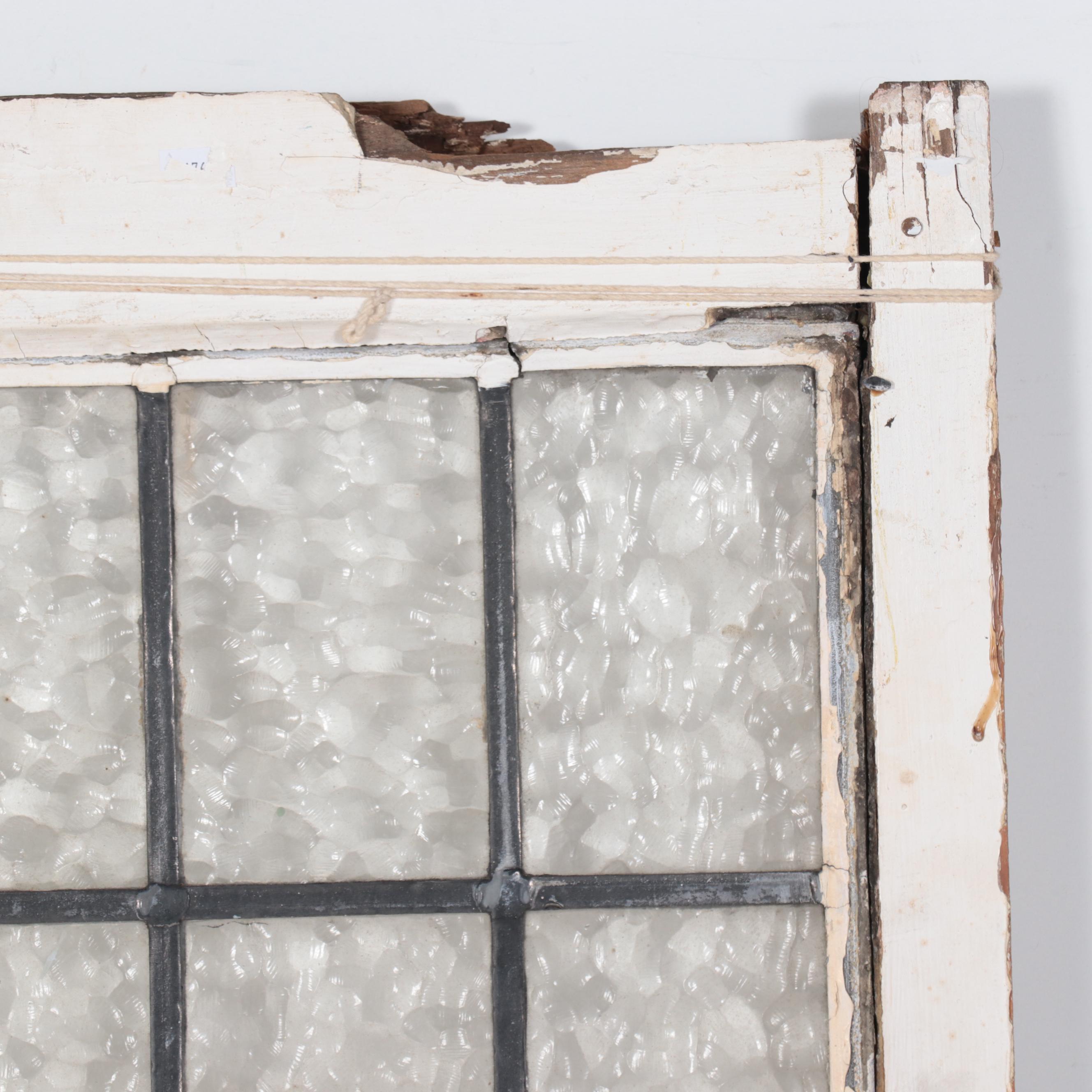 Floral Stained Glass Window Pane