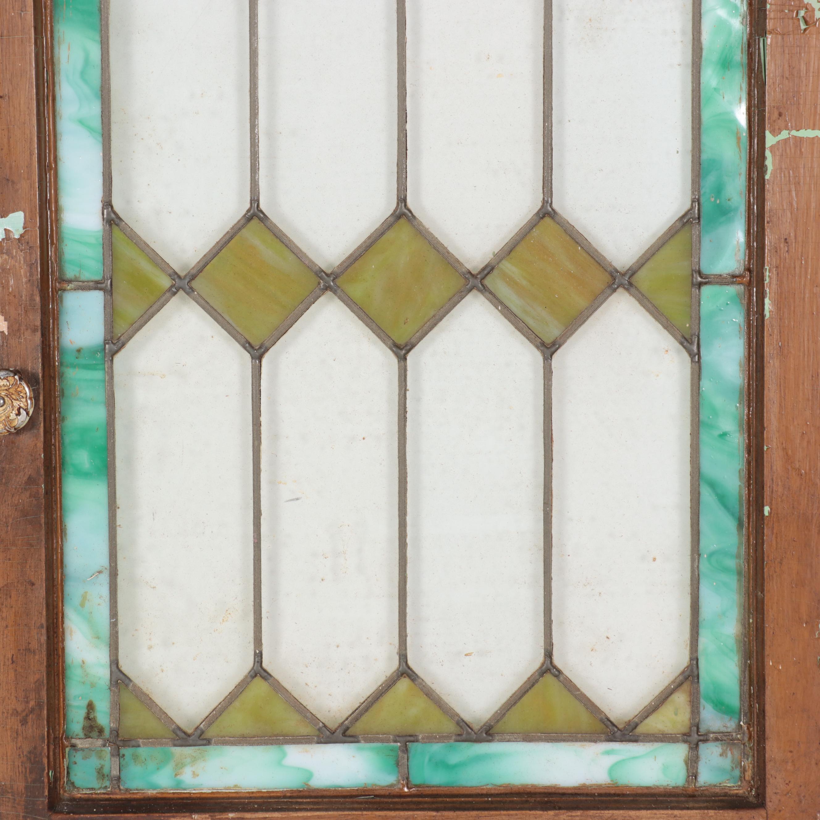 Stained Glass Window Panel, Early 20th Century