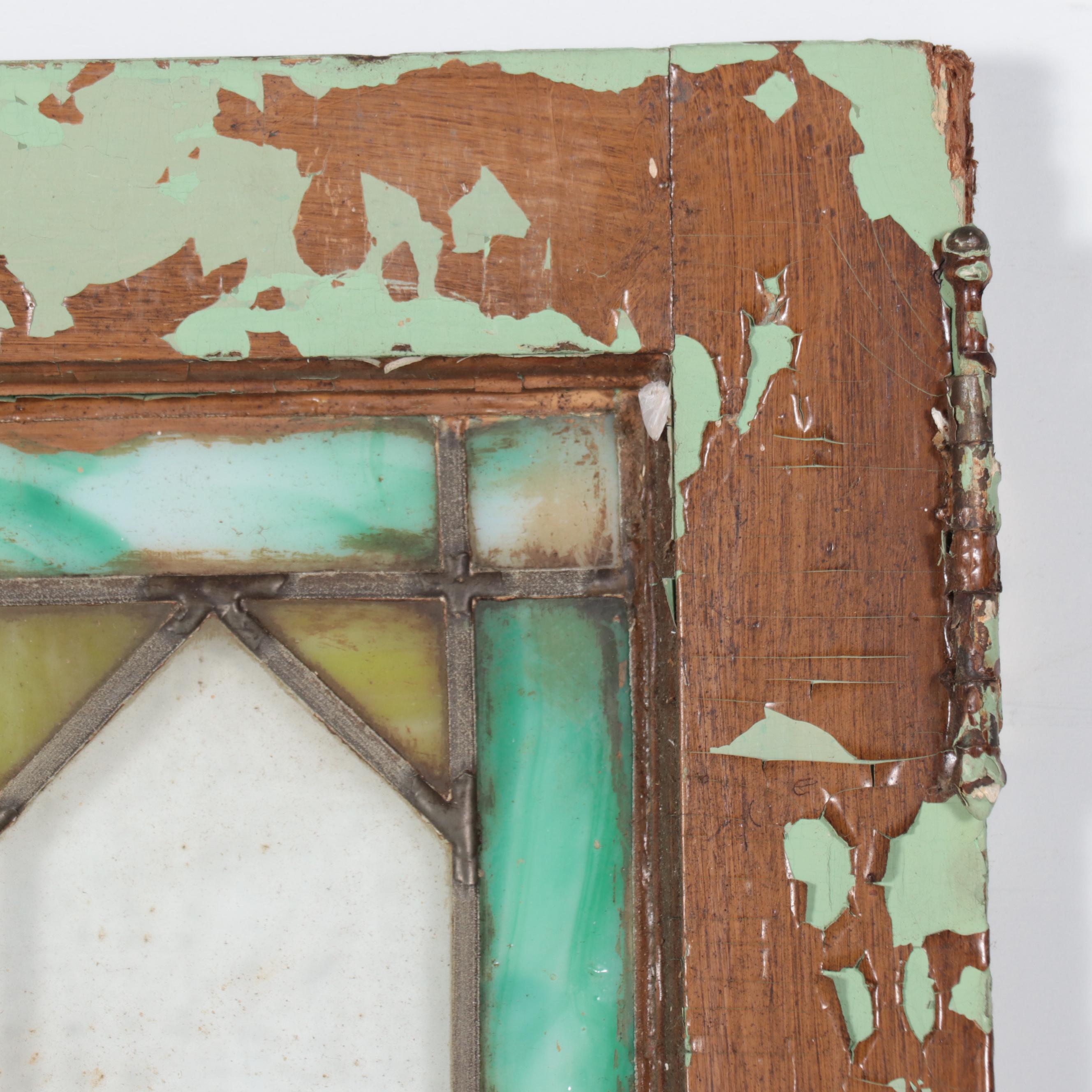 Stained Glass Window Panel, Early 20th Century