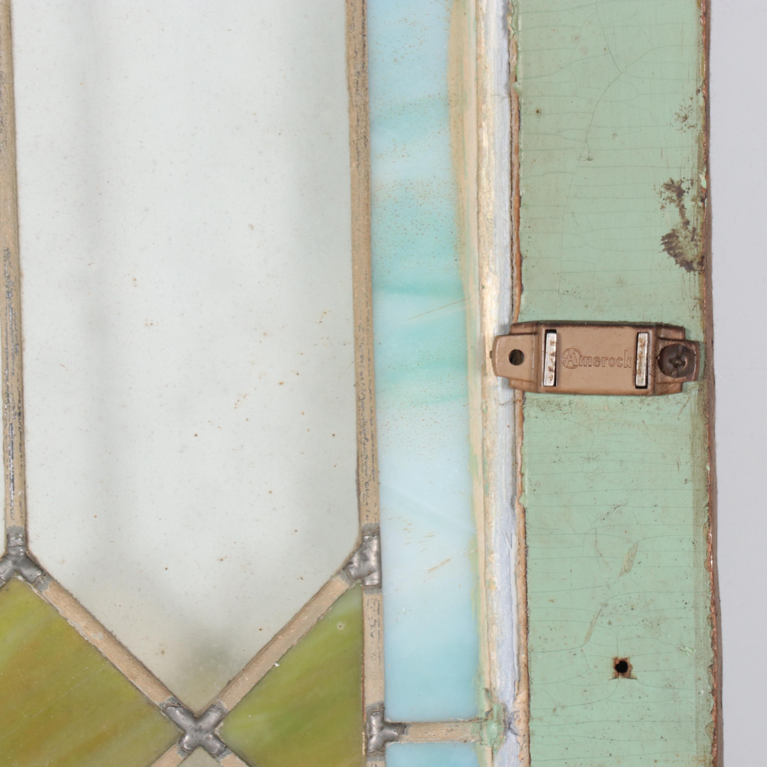 Stained Glass Window Panel, Early 20th Century