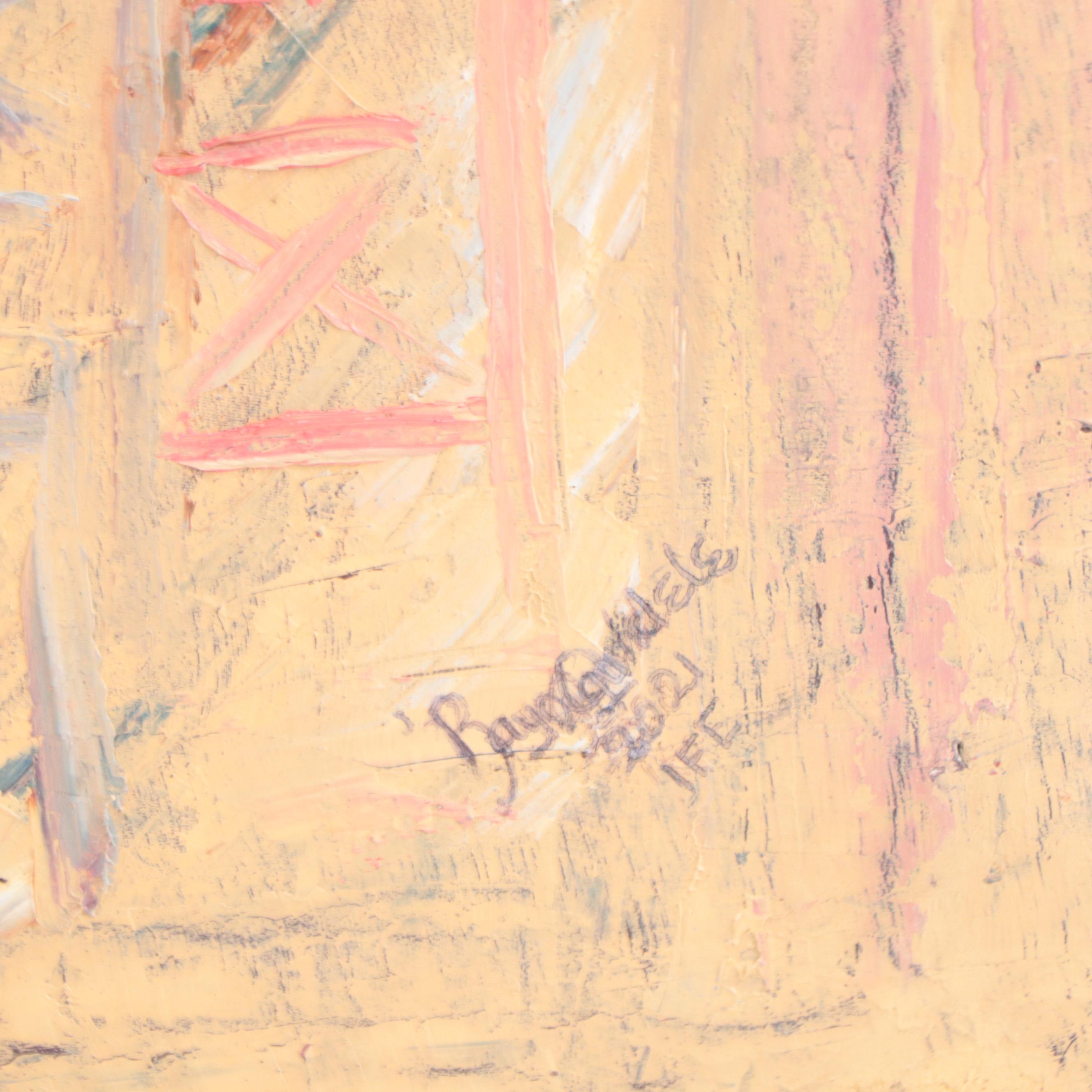 Bayo Ogundele Oil Painting "Elders," 2021