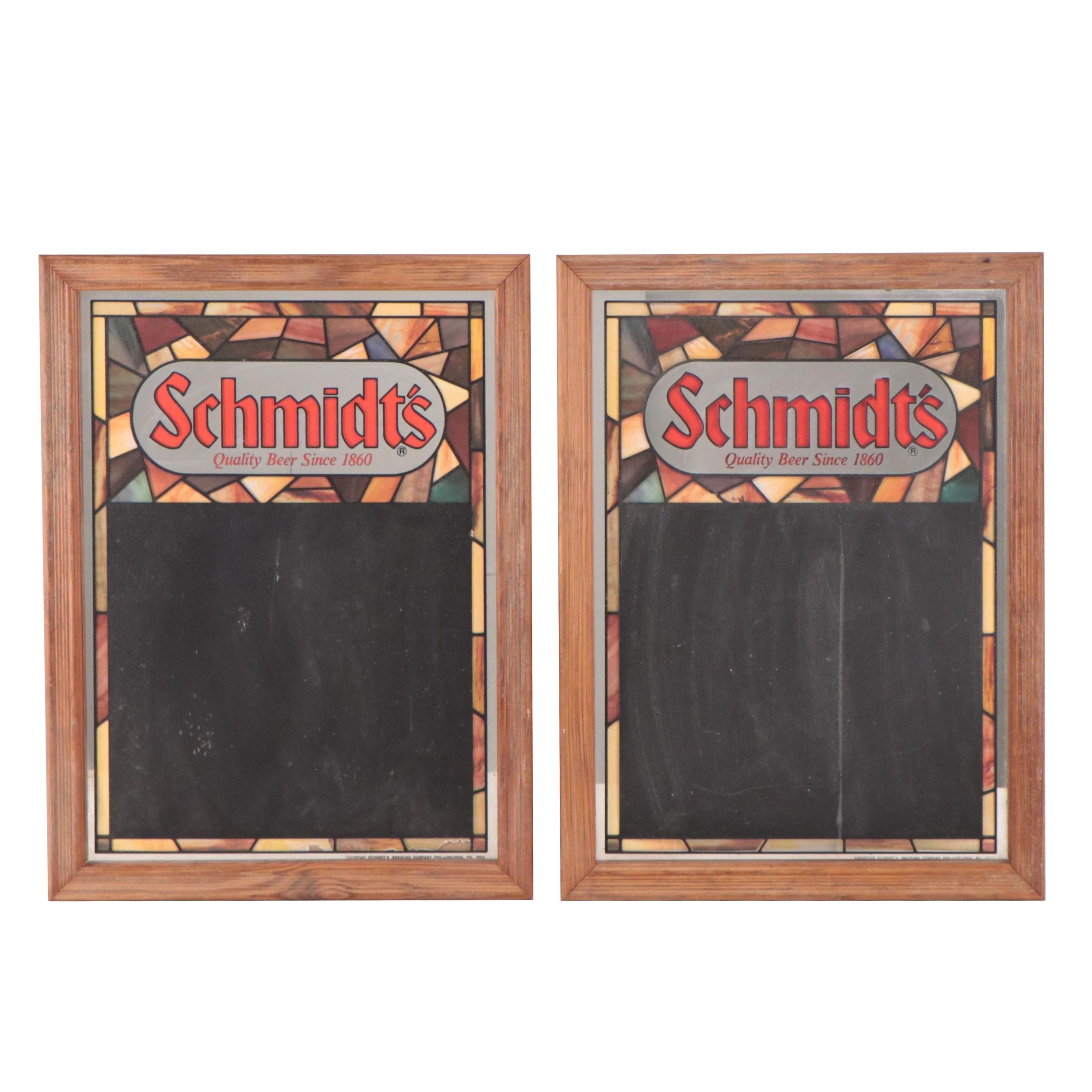 Schmidt's Beer Chalkboard Signs
