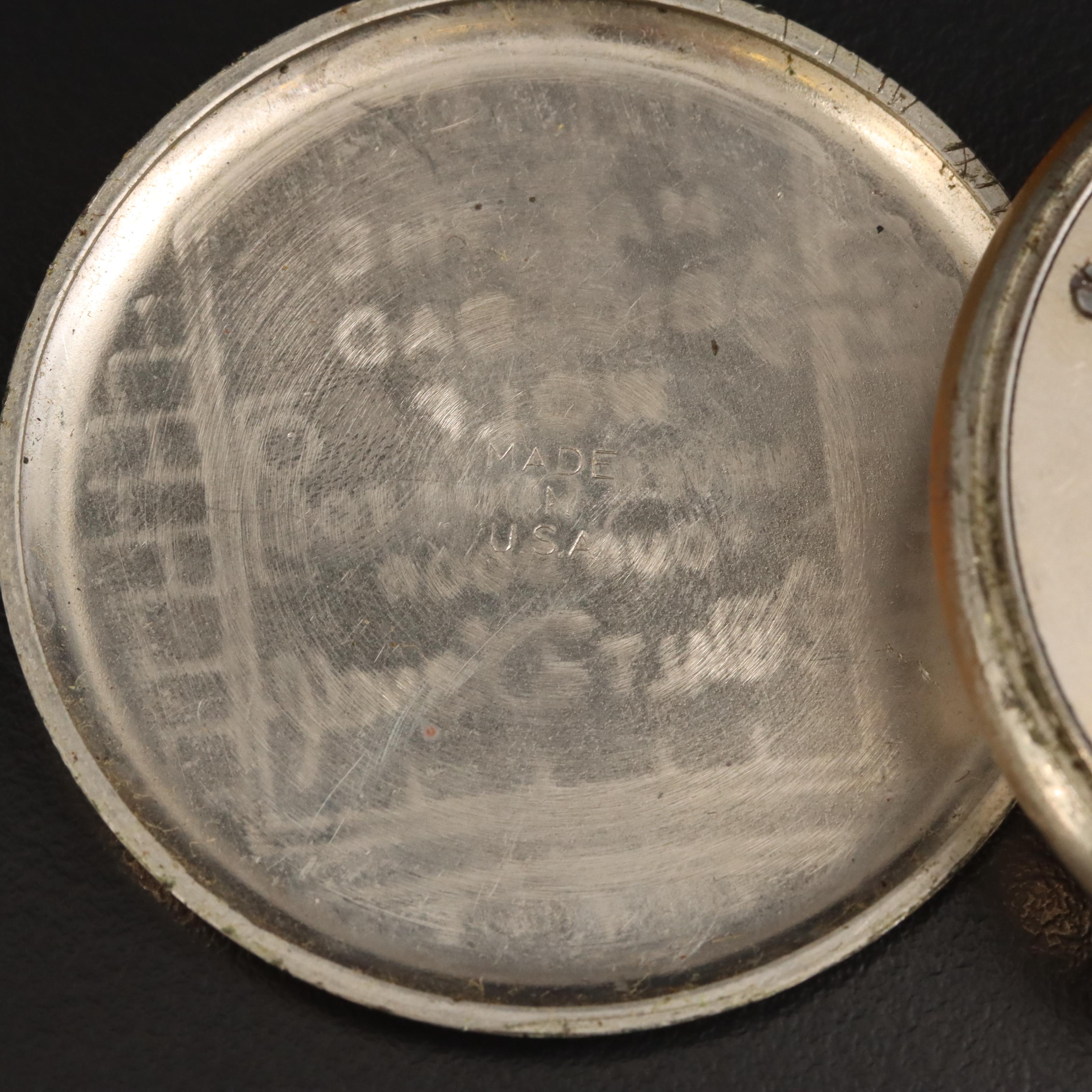 Disney's Big Bad Wolf Pocket Watch and Fob by Ingersol, 1936