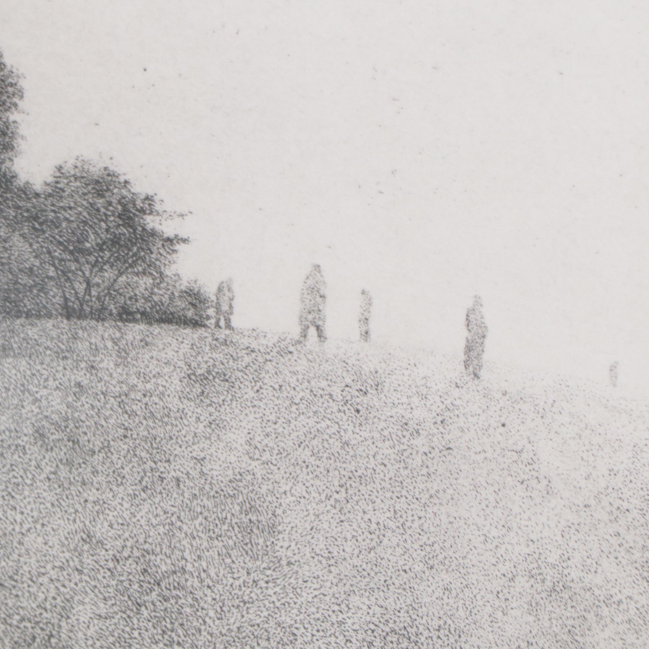 Vaino Kola Landscape Etching