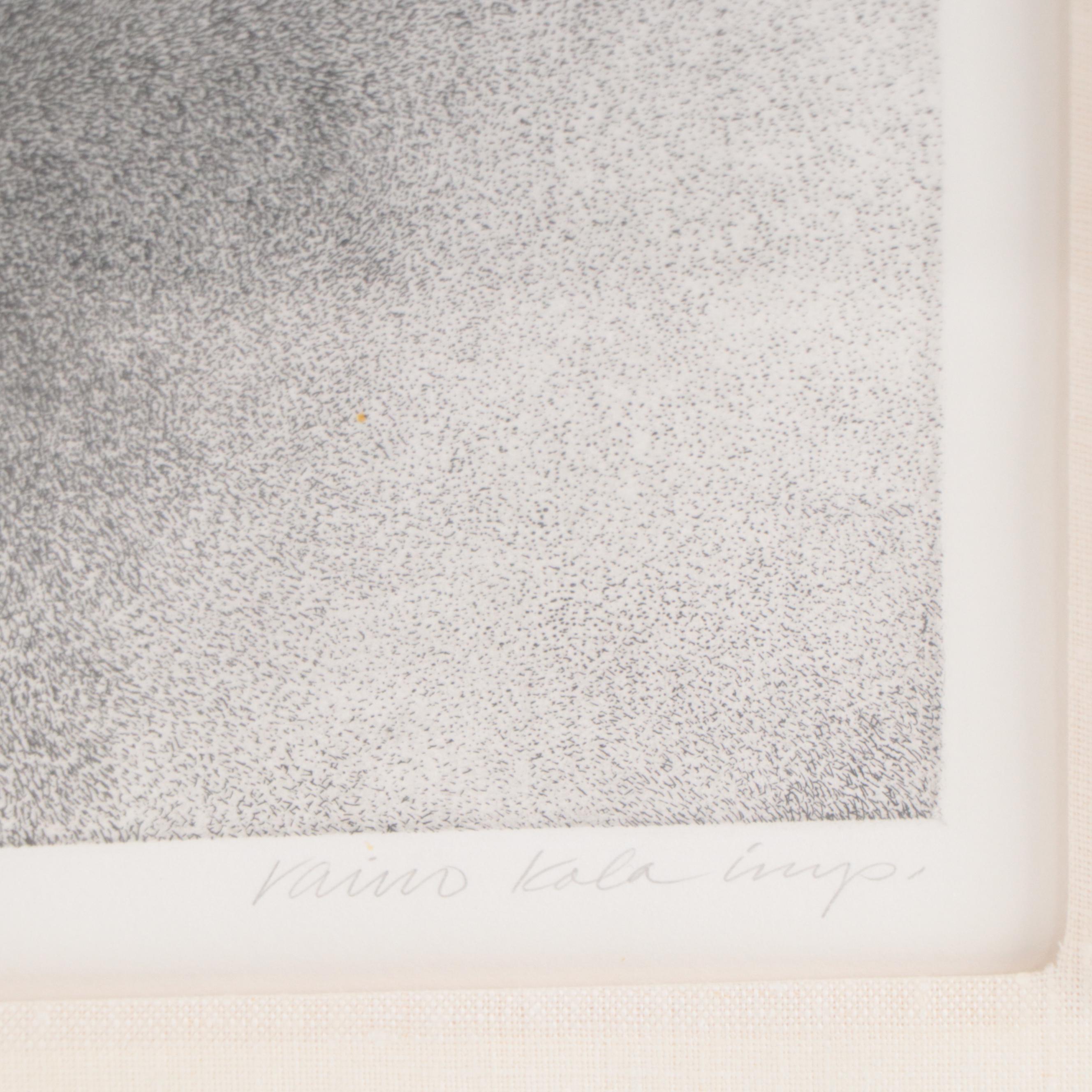 Vaino Kola Landscape Etching