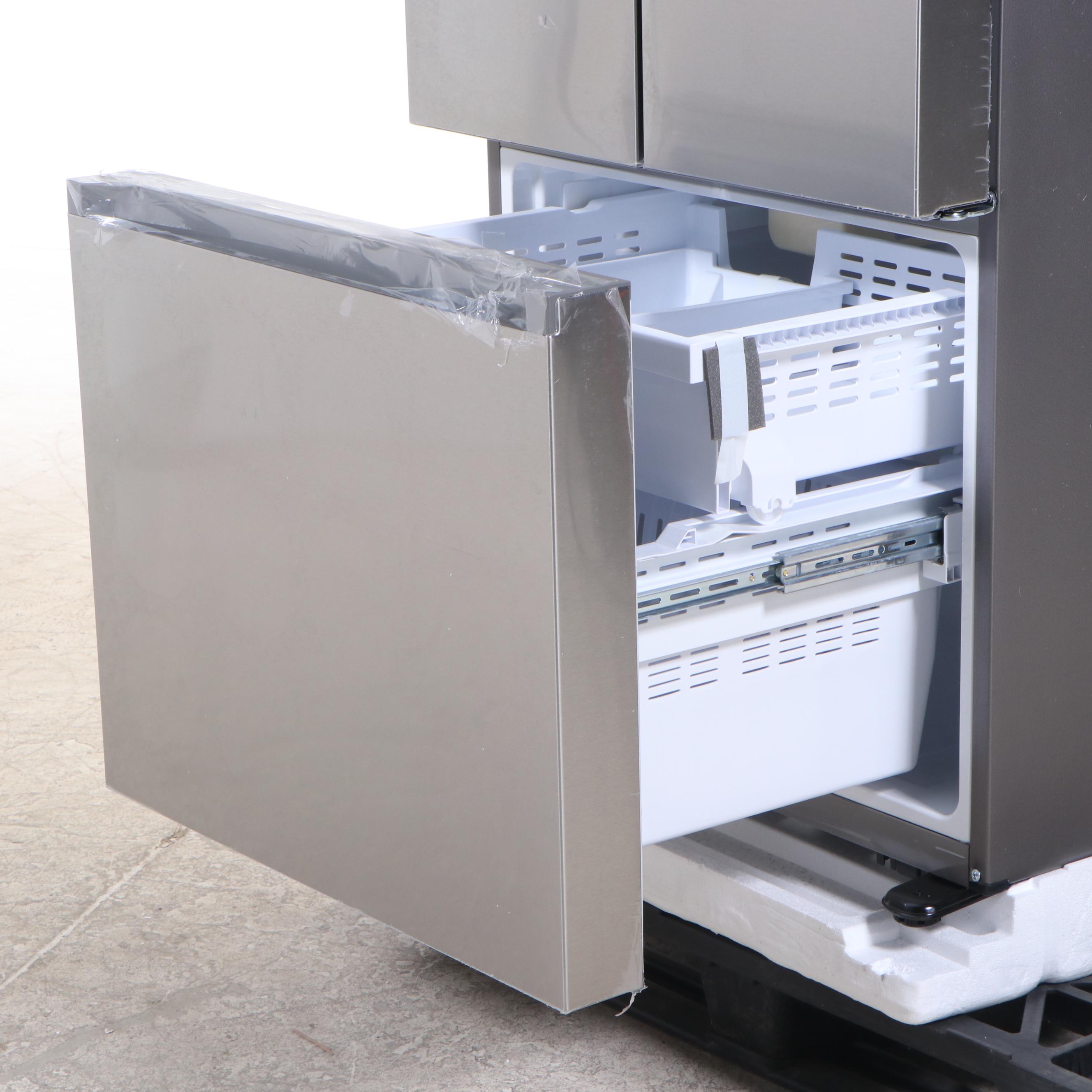 Samsung 18 Cu. Ft. Smart Counter Depth Three-Door French Door Refrigerator