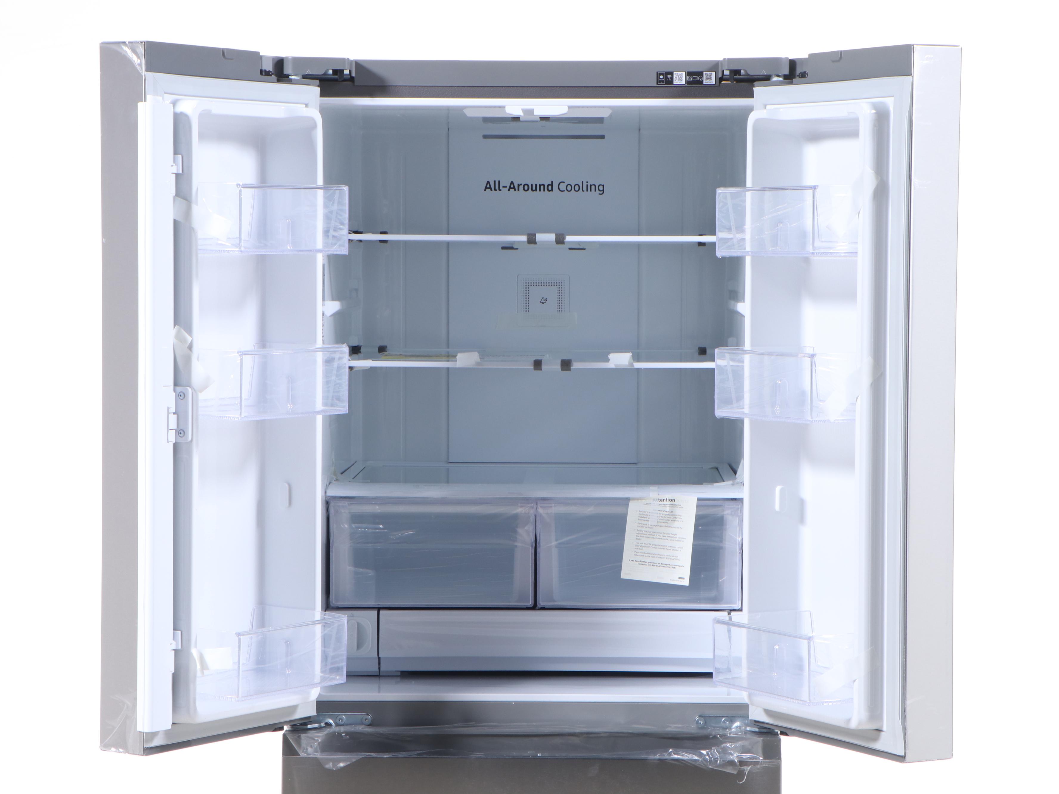 Samsung 18 Cu. Ft. Smart Counter Depth Three-Door French Door Refrigerator