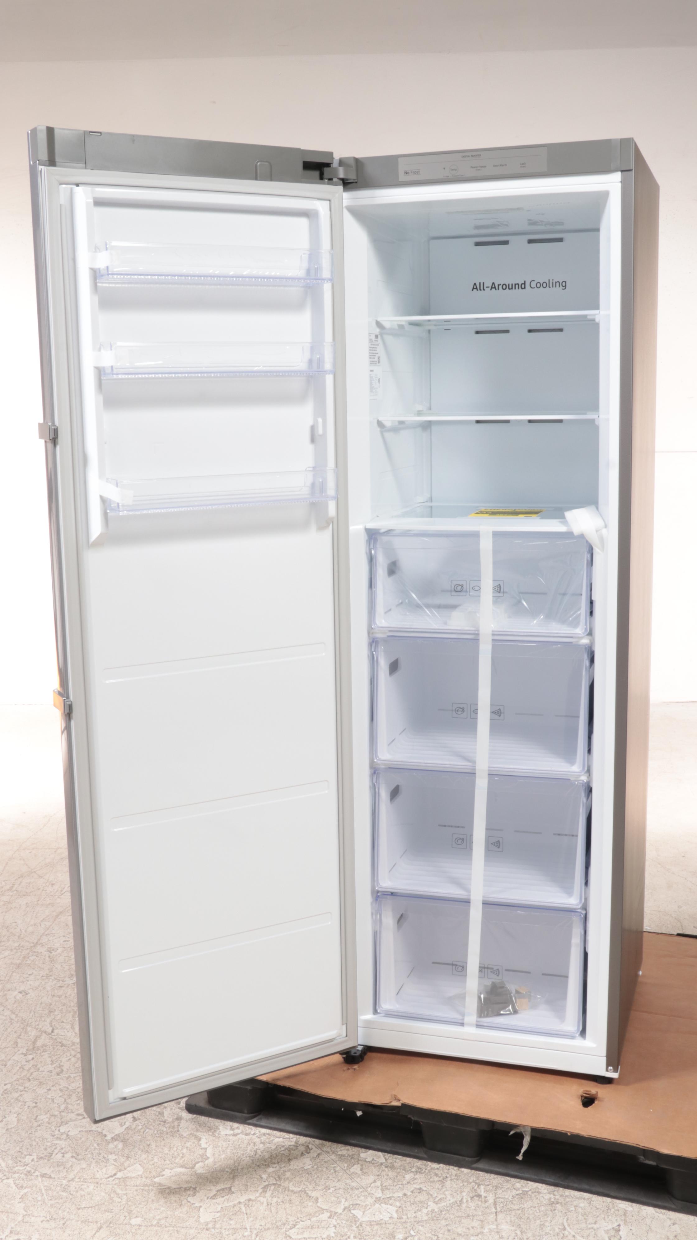 Samsung 11.4 Cu. Ft. Capacity Stainless Steel Convertible Upright Freezer