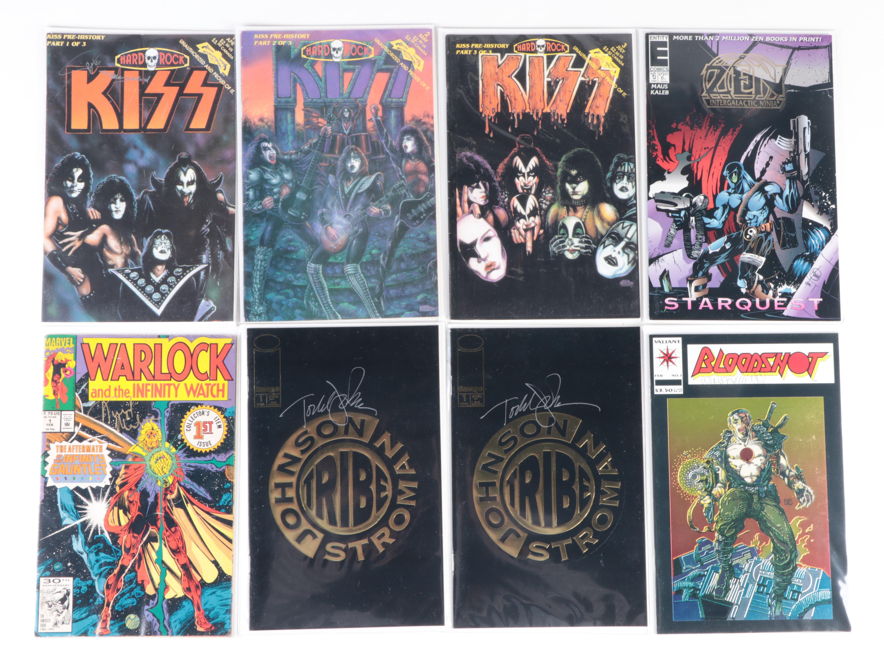 Signed Modern Age Comics with The Sandman, Star Wars, Deathblow and More