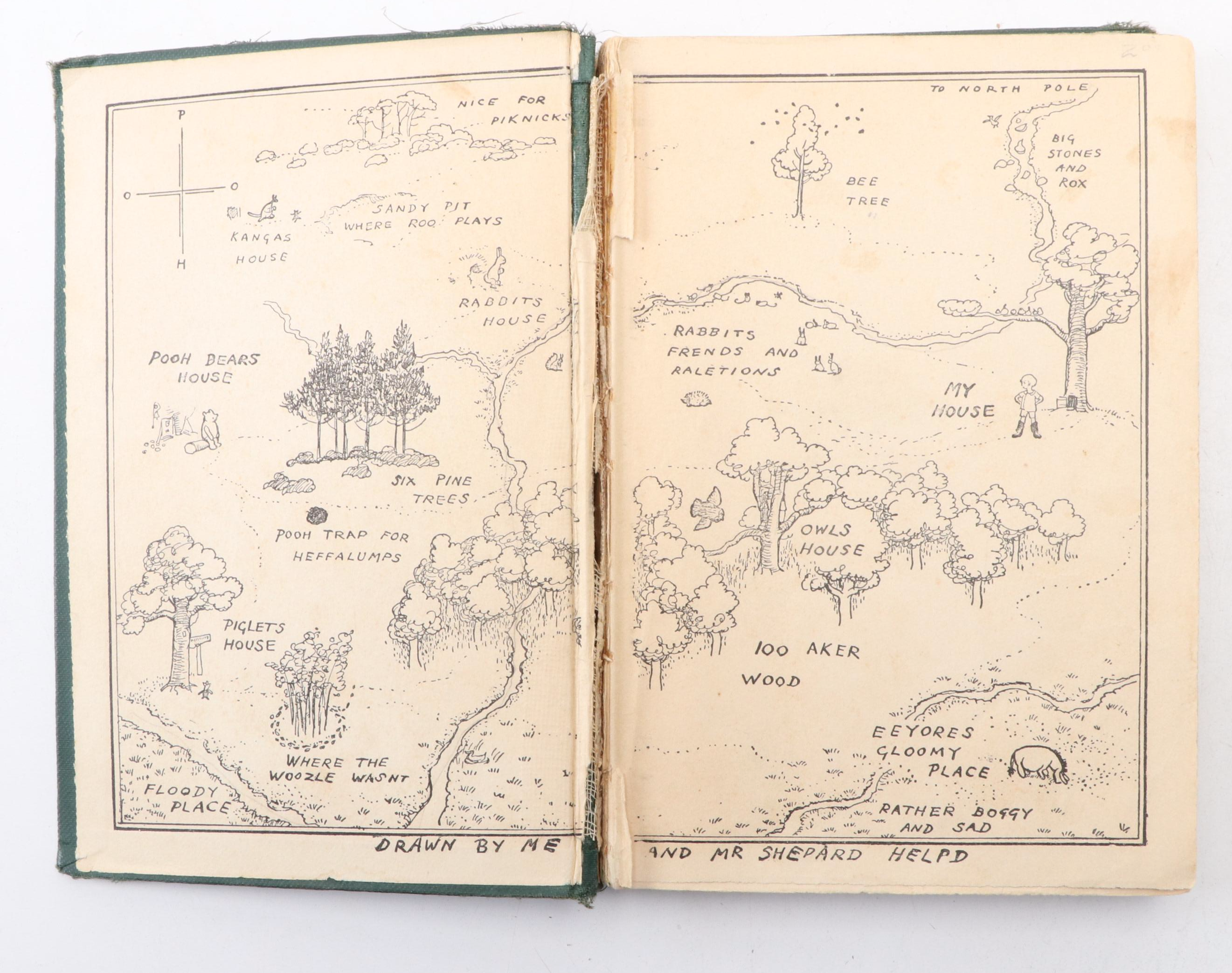 Illustrated "Winnie-the-Pooh" by A. A. Milne, 1929