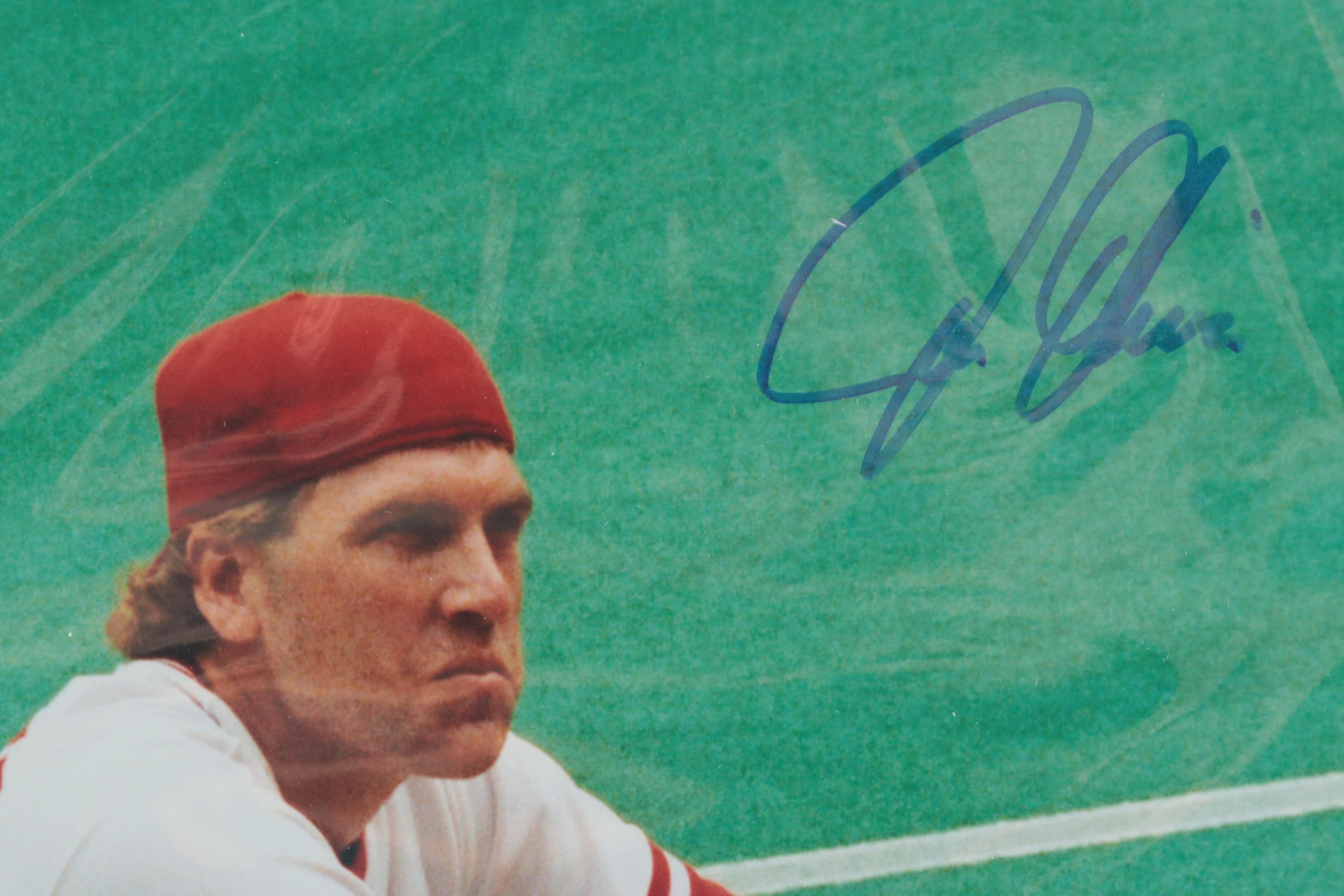 Cincinnati Reds Signed Giclée Prints With Frazier, Oliver, Rose Comic Book, More