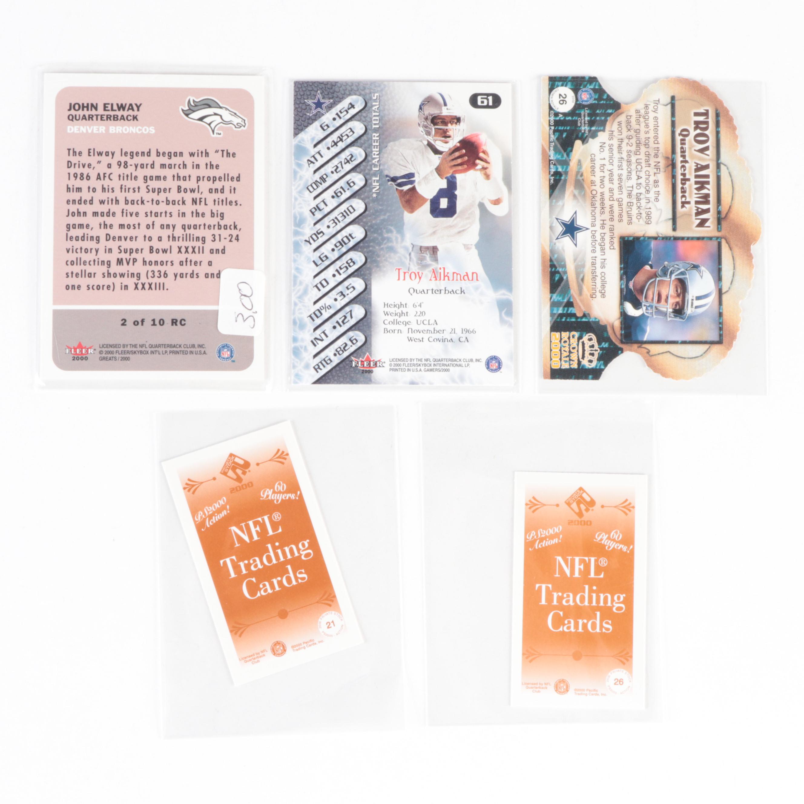 Topps, More Football Cards with Faulk, McNabb Rookies, Manning, 1990s–2010s