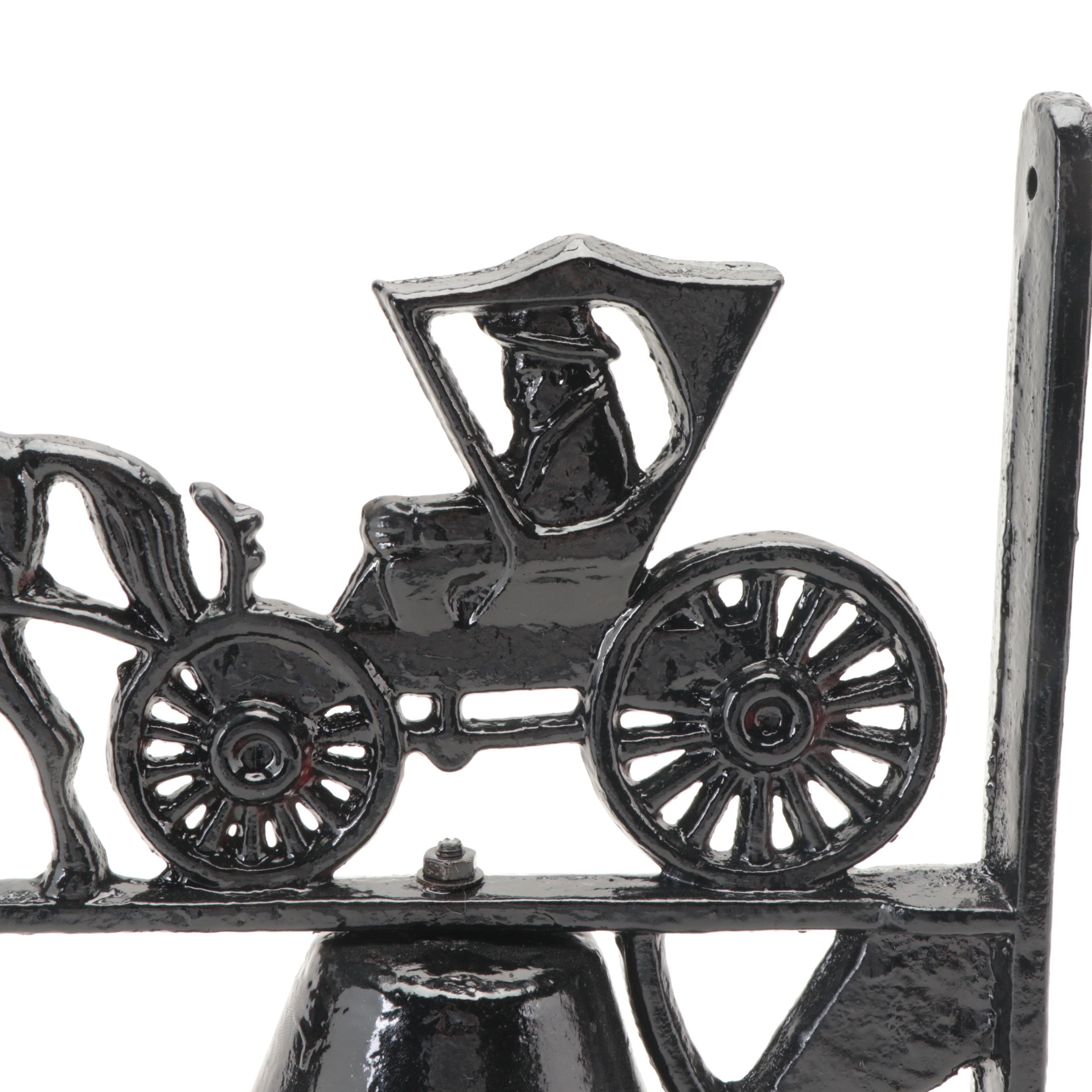 Cast Iron Horse and Buggy Wall Mounted Farm Bell Everything But The House