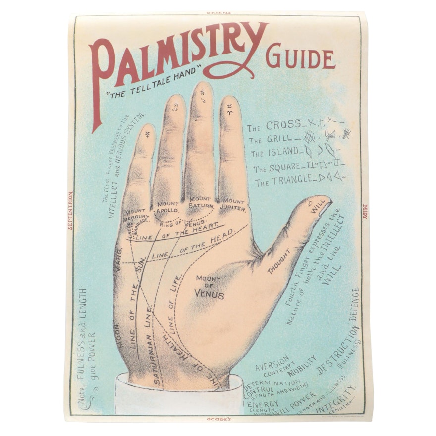 Cavallini & Co. "Palmistry Guide" Poster, 2013