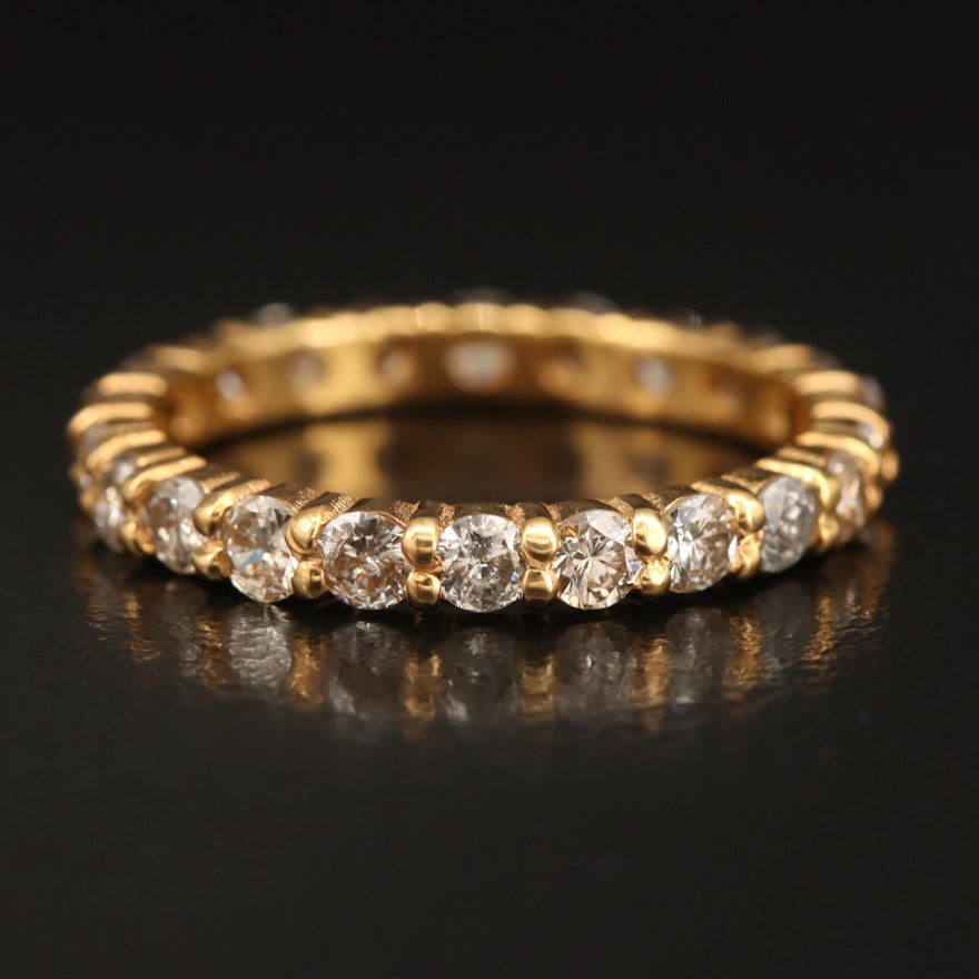 14K 1.10 CTW Diamond Eternity Band