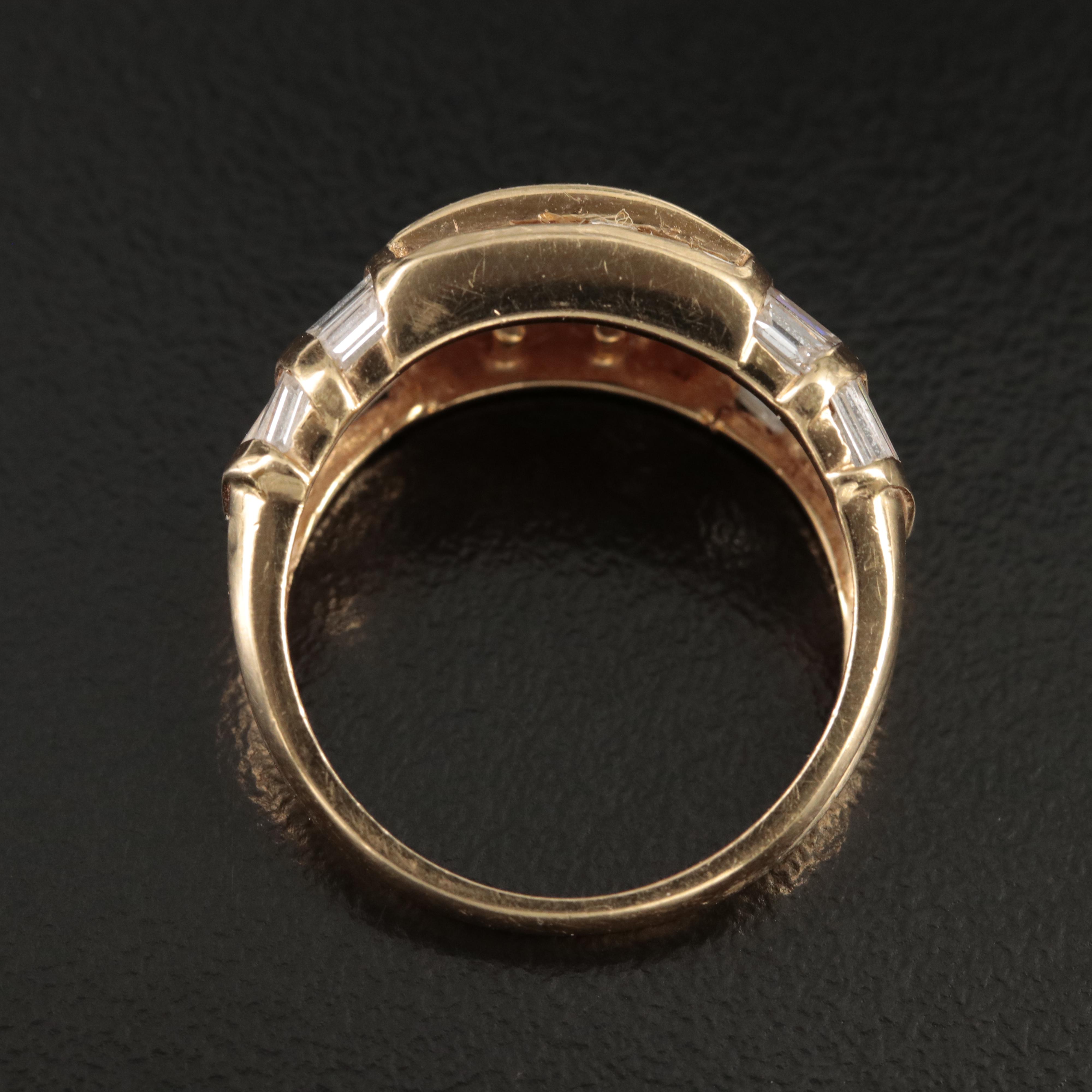 18K 2.05 CTW Diamond Multi-Row Ring